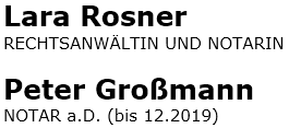Großmann und Rosner geb. Teckenberg