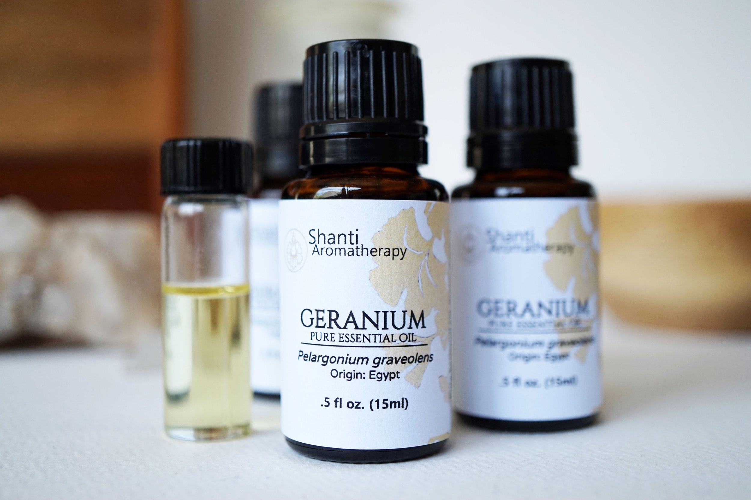 Geranium Essential Oil — Shanti Aromatherapy