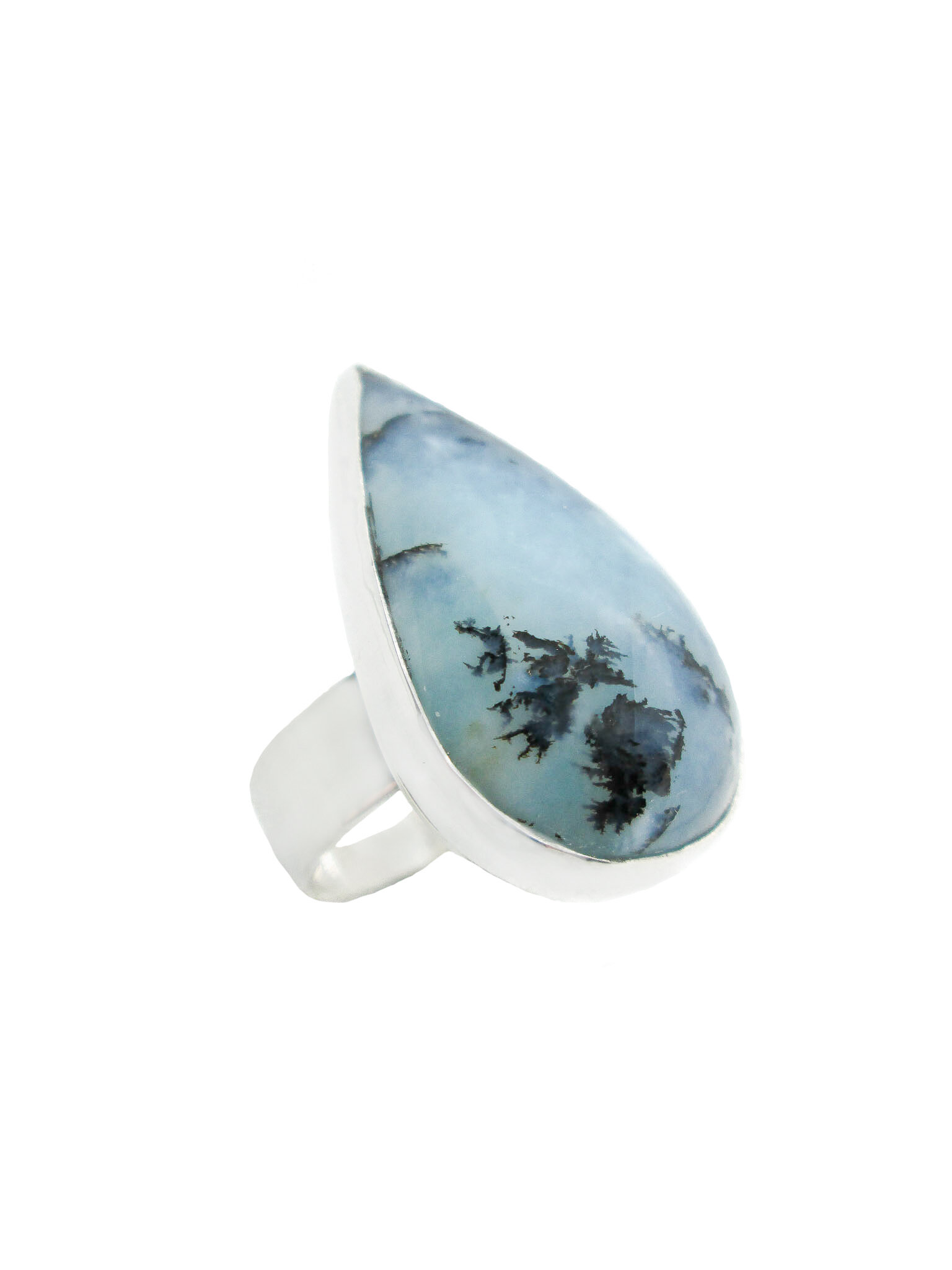 Surprised Red goodbye Peruvian Blue Opal Ring — Oui Jewellery