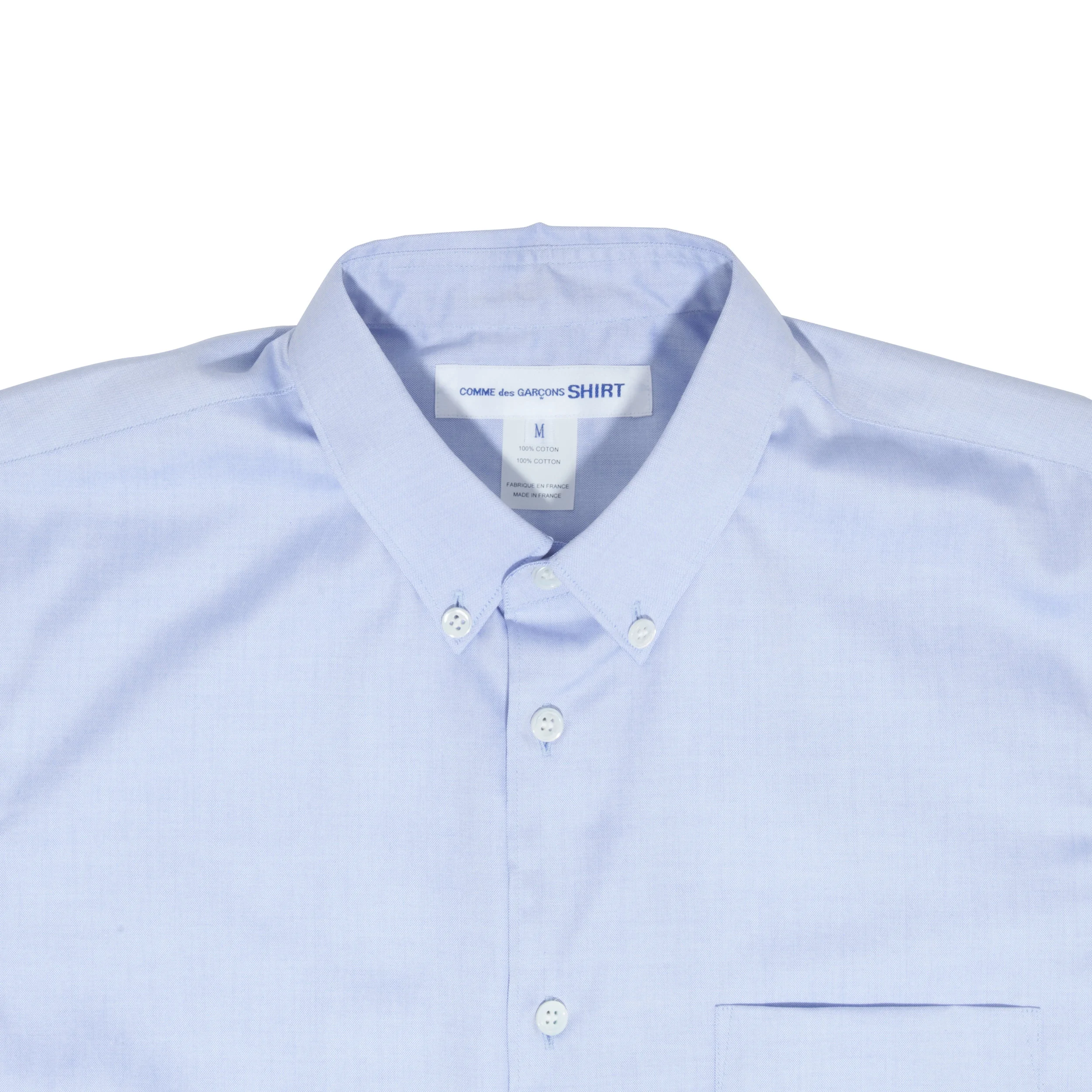 comme des garcons oxford shirt