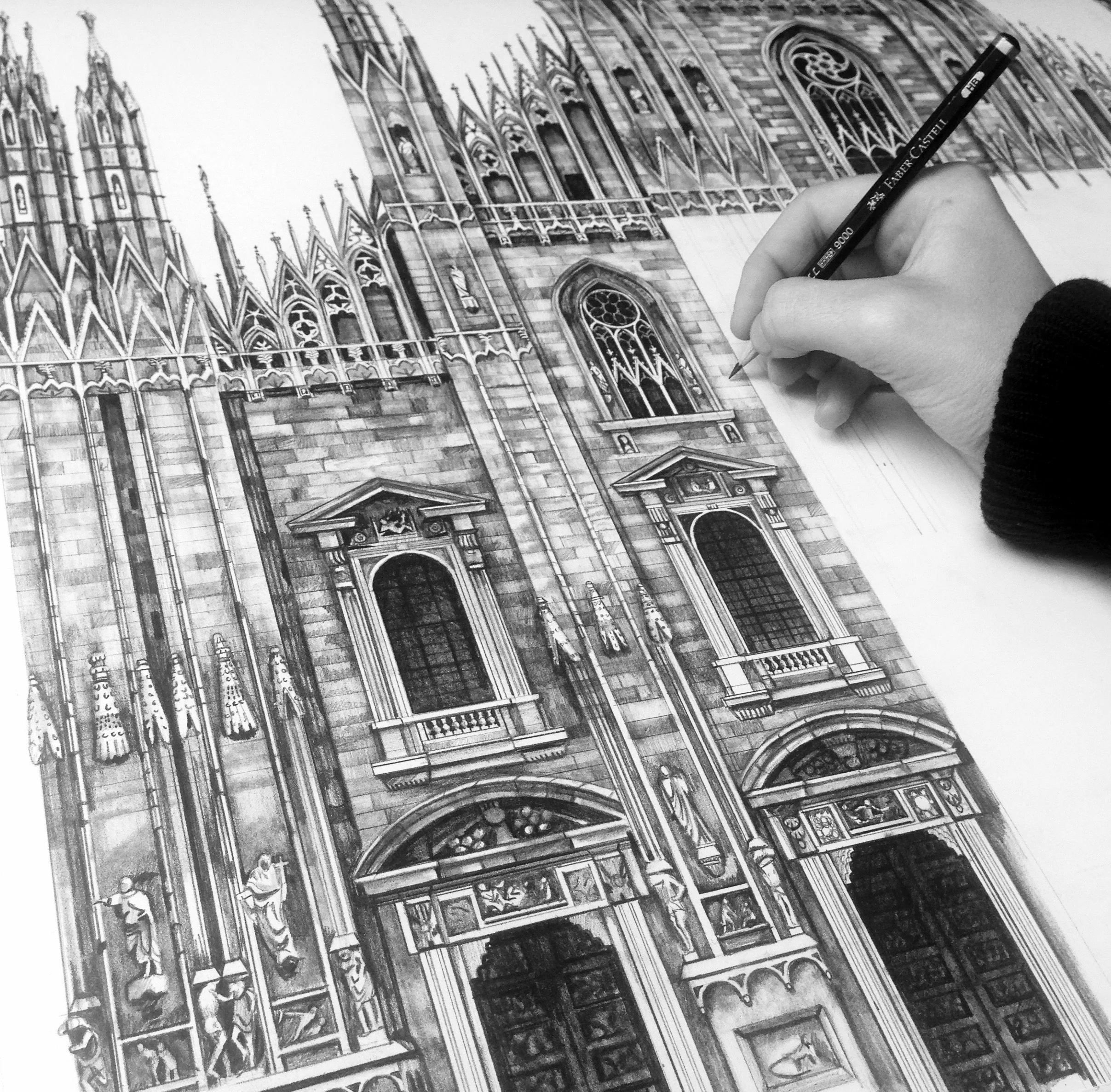 Minty Sainsbury Milan Cathedral