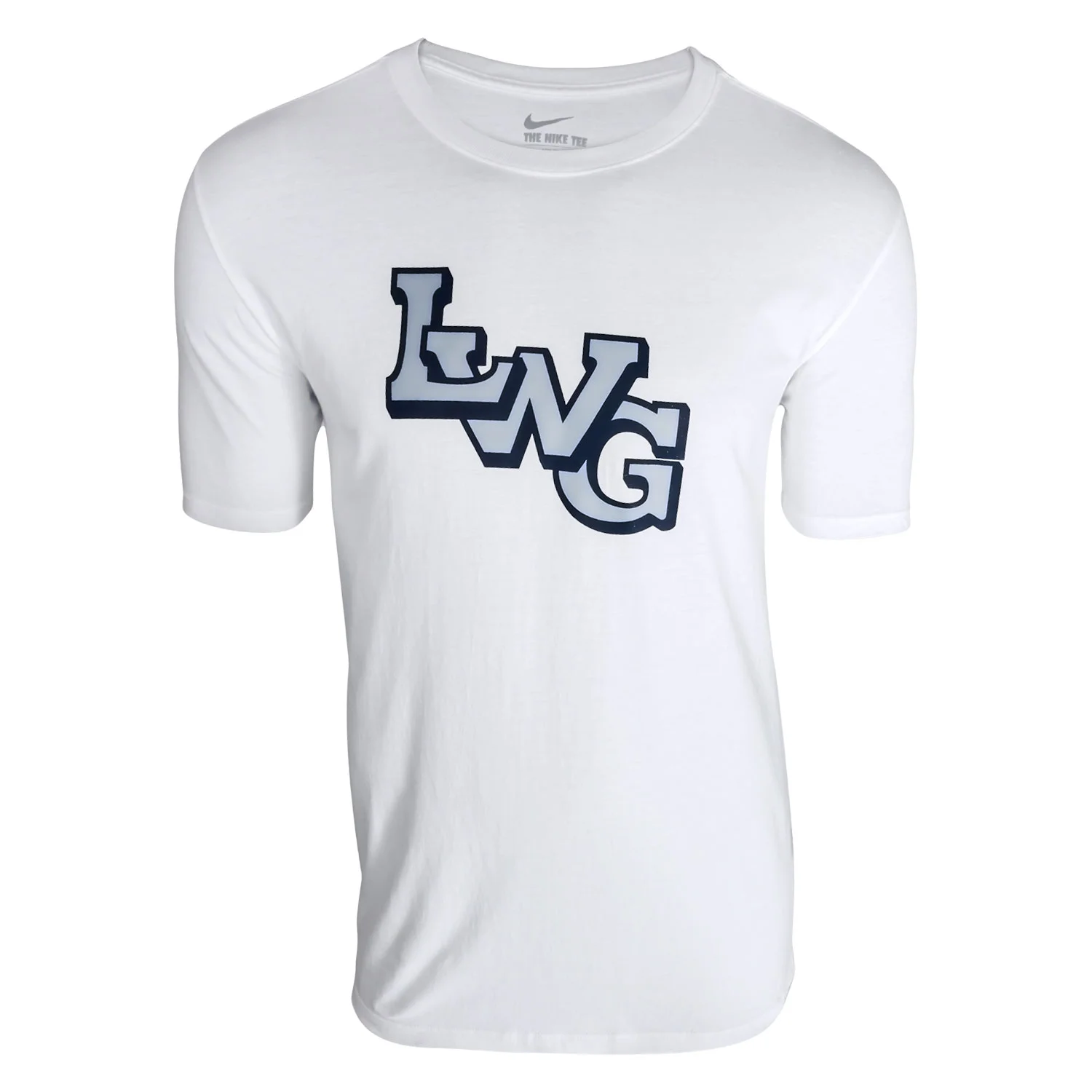 nike block logo tee