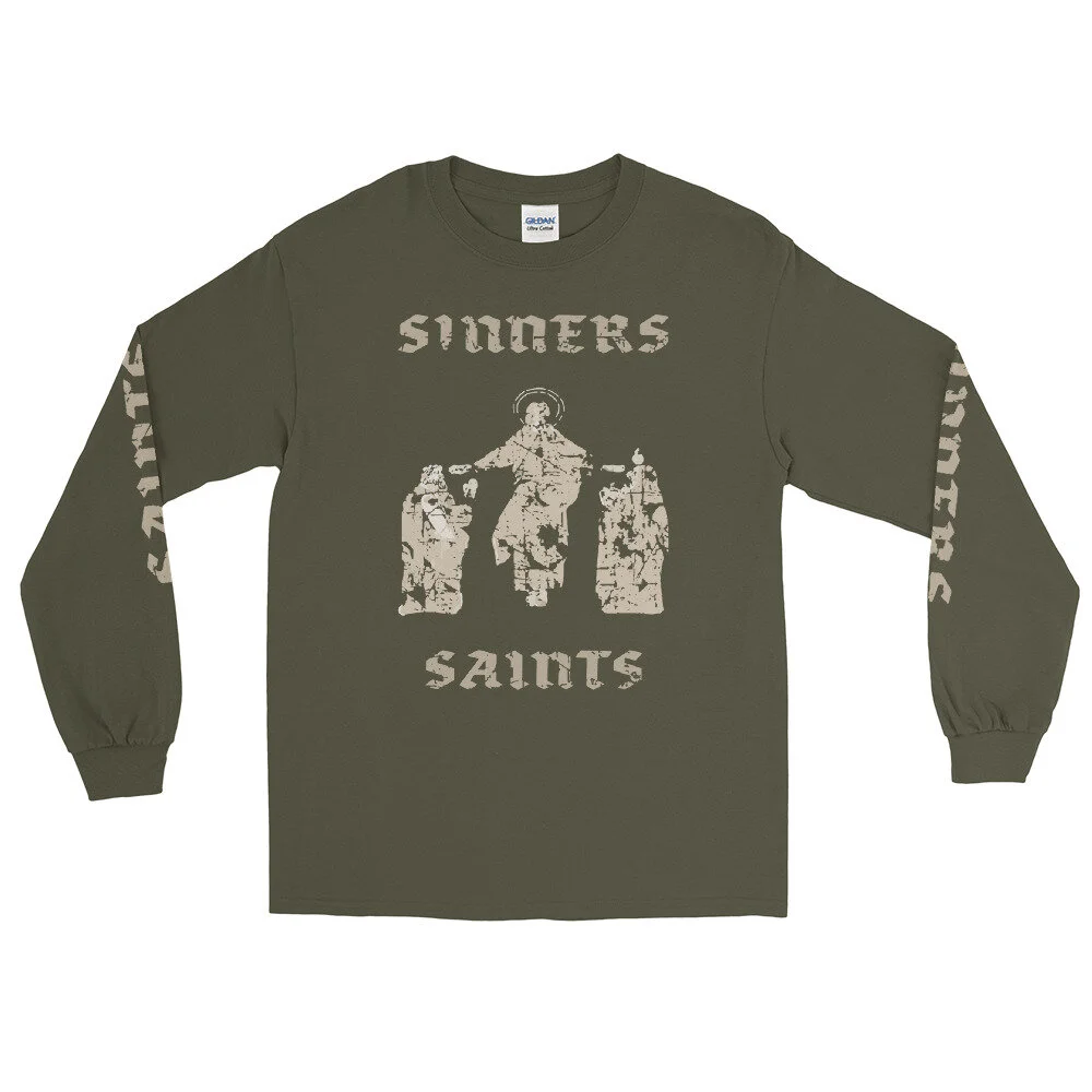 Sinners Saints Long Sleeve Shirt 29 11 WORSHIP