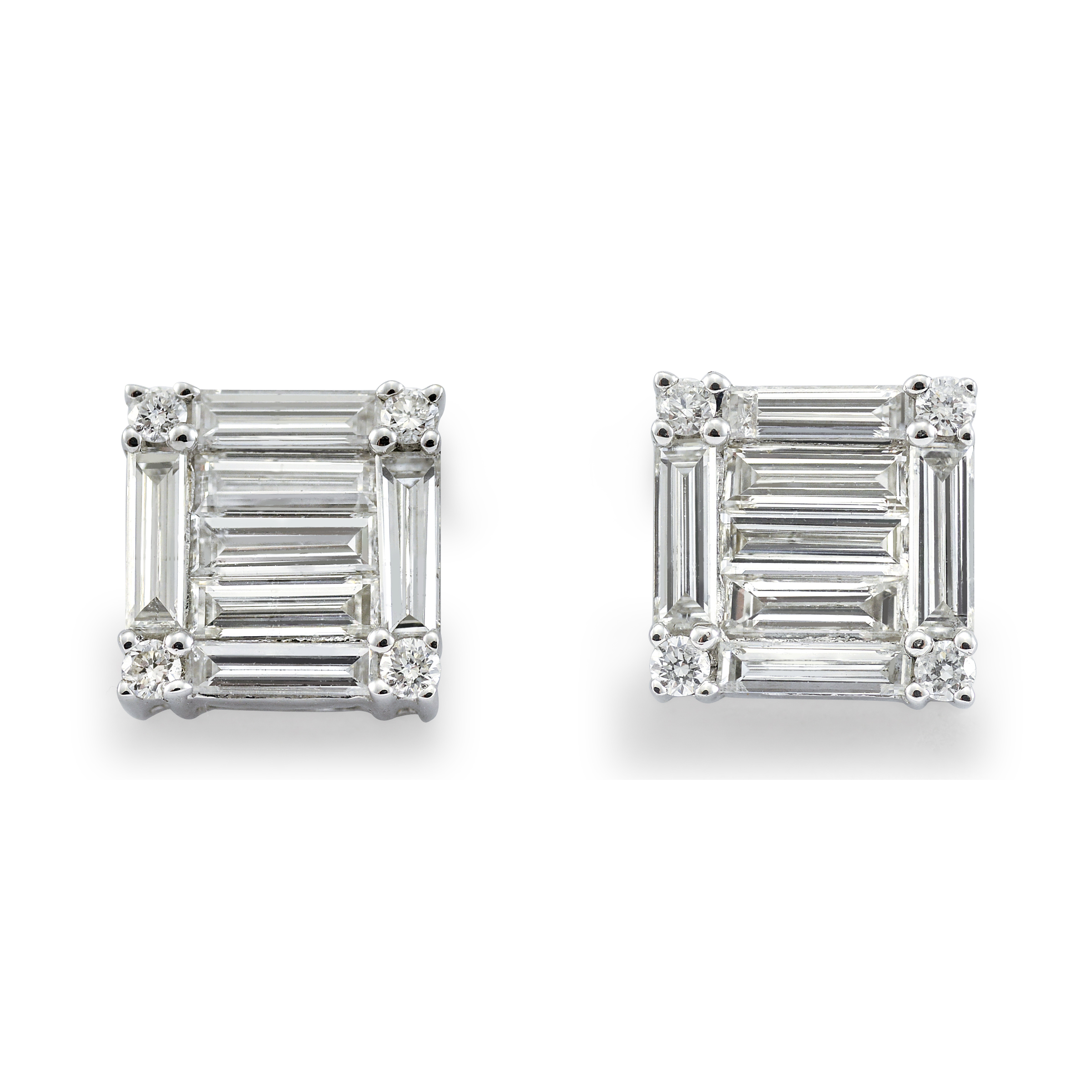 Bridget Baguette Diamond Earrings Steiners Jewelry San Mateo Ca Quality And Service