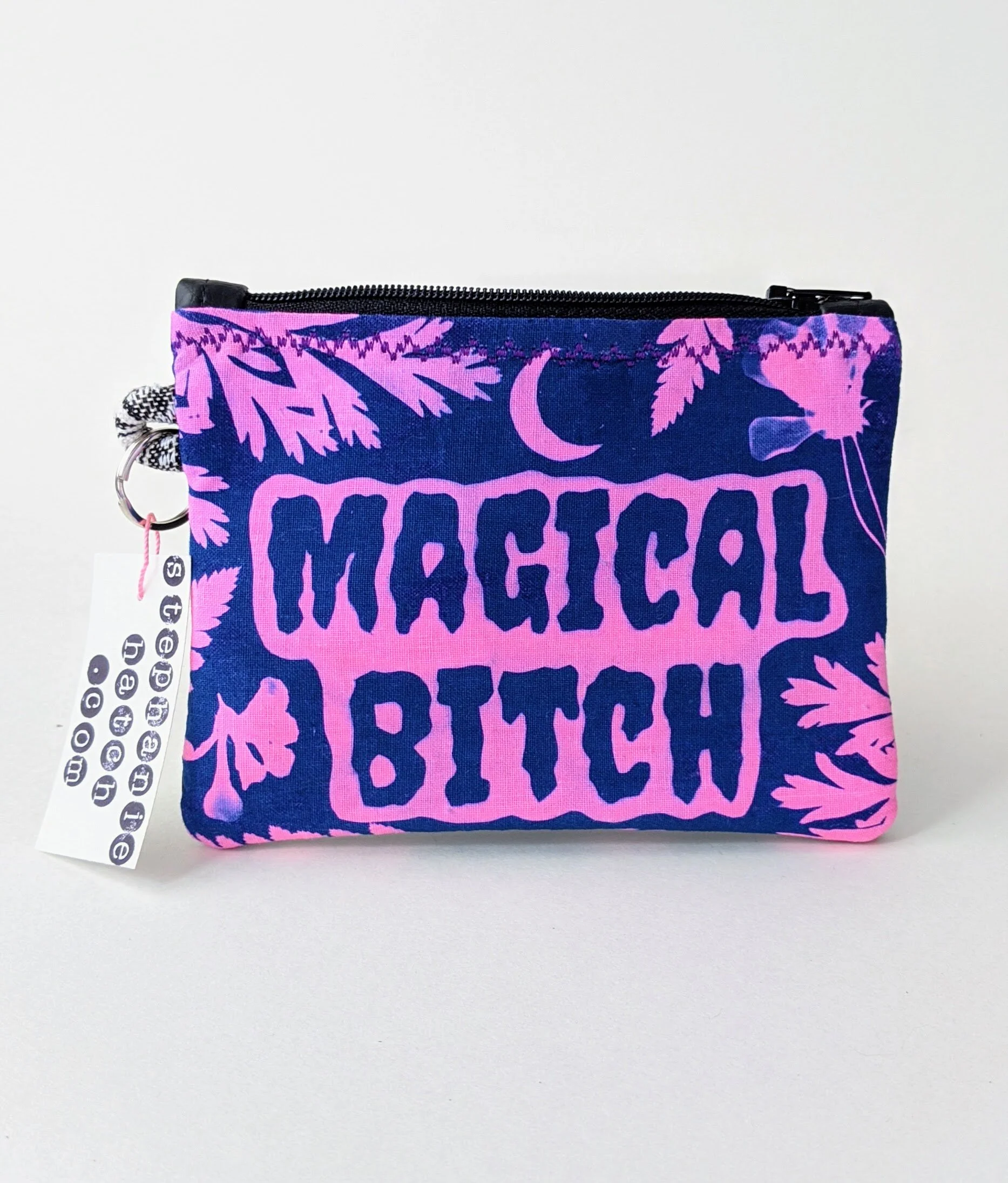 neon pink purse