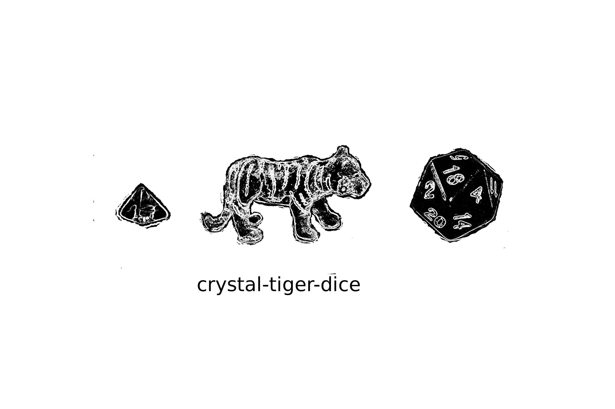 Crystal Tiger Dice