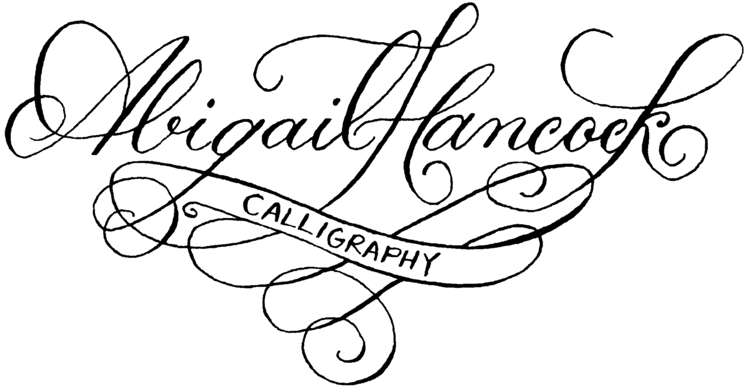 Abigail Hancock Calligraphy - Brooklyn, New York Calligrapher