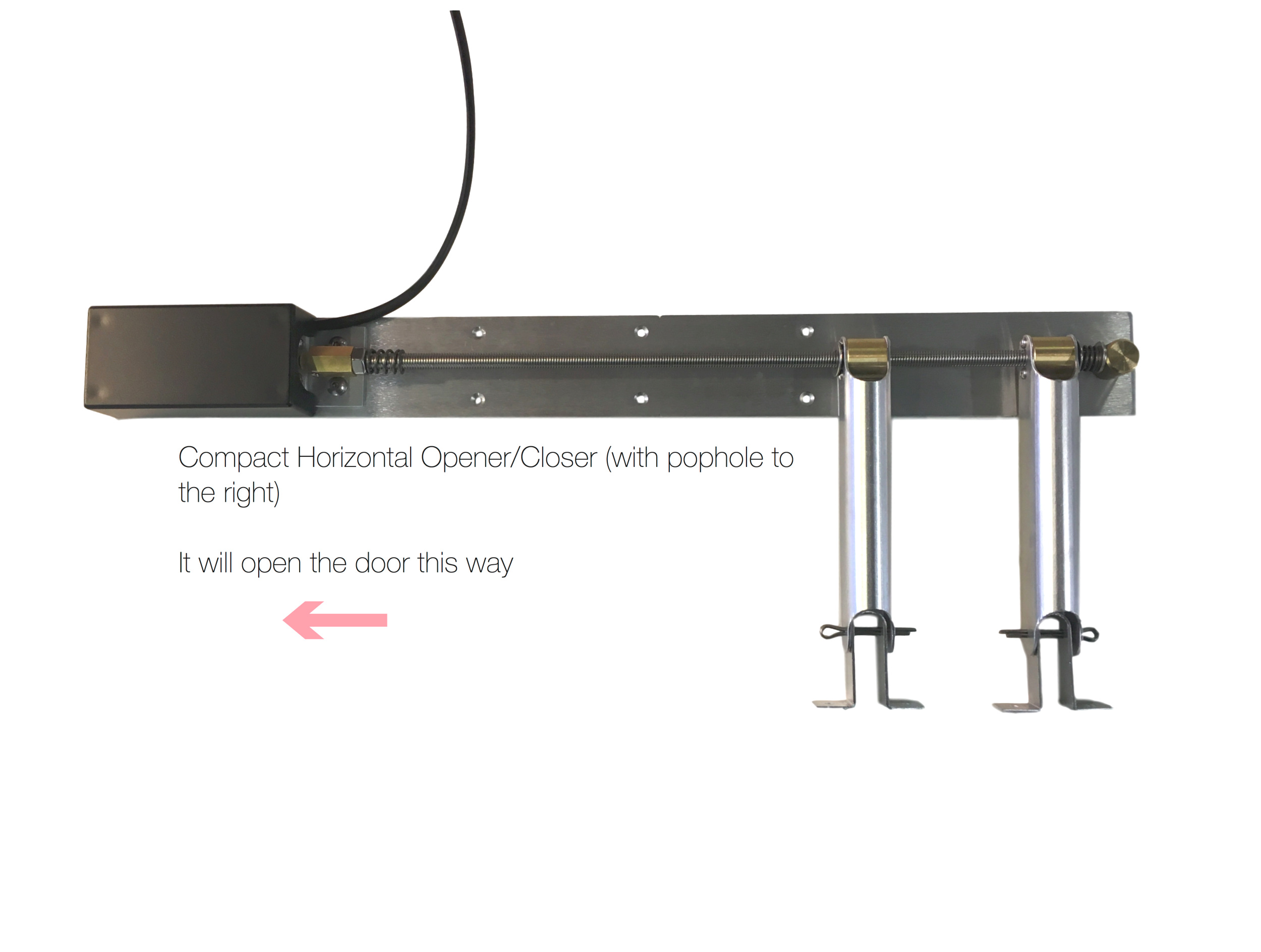 Compact Horizontal Door Automatic Opener Closer Hentronix The