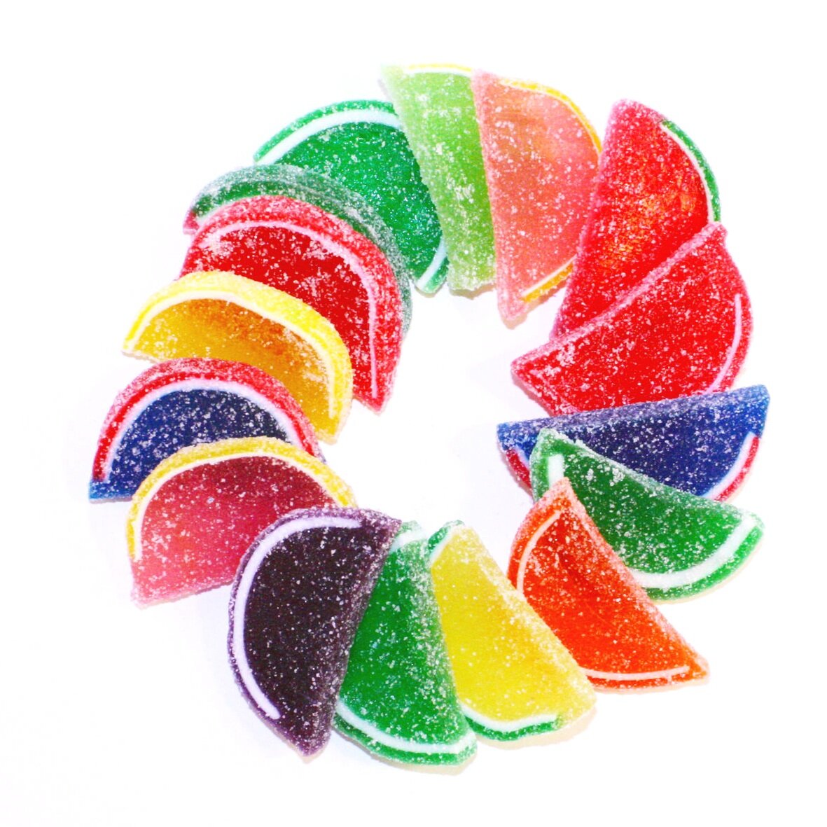 Orange And Lemon Hard Candy Fruit Slices 5 29 Ounce Bag Candy Warehouse