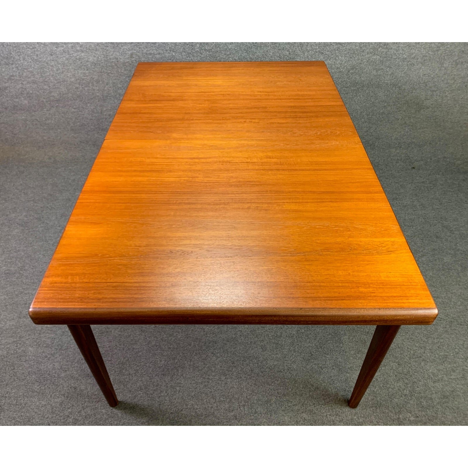 Vintage British Mid Century Modern Teak Dining Table By John