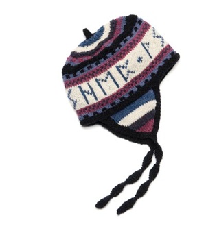 knit flap cap