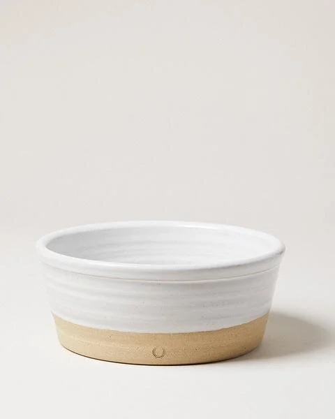 large stoneware dog bowls
