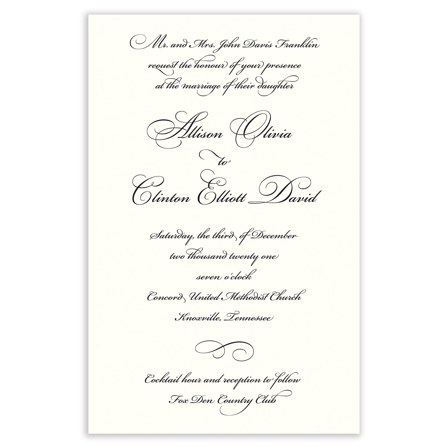 Classic Script The Happy Envelope