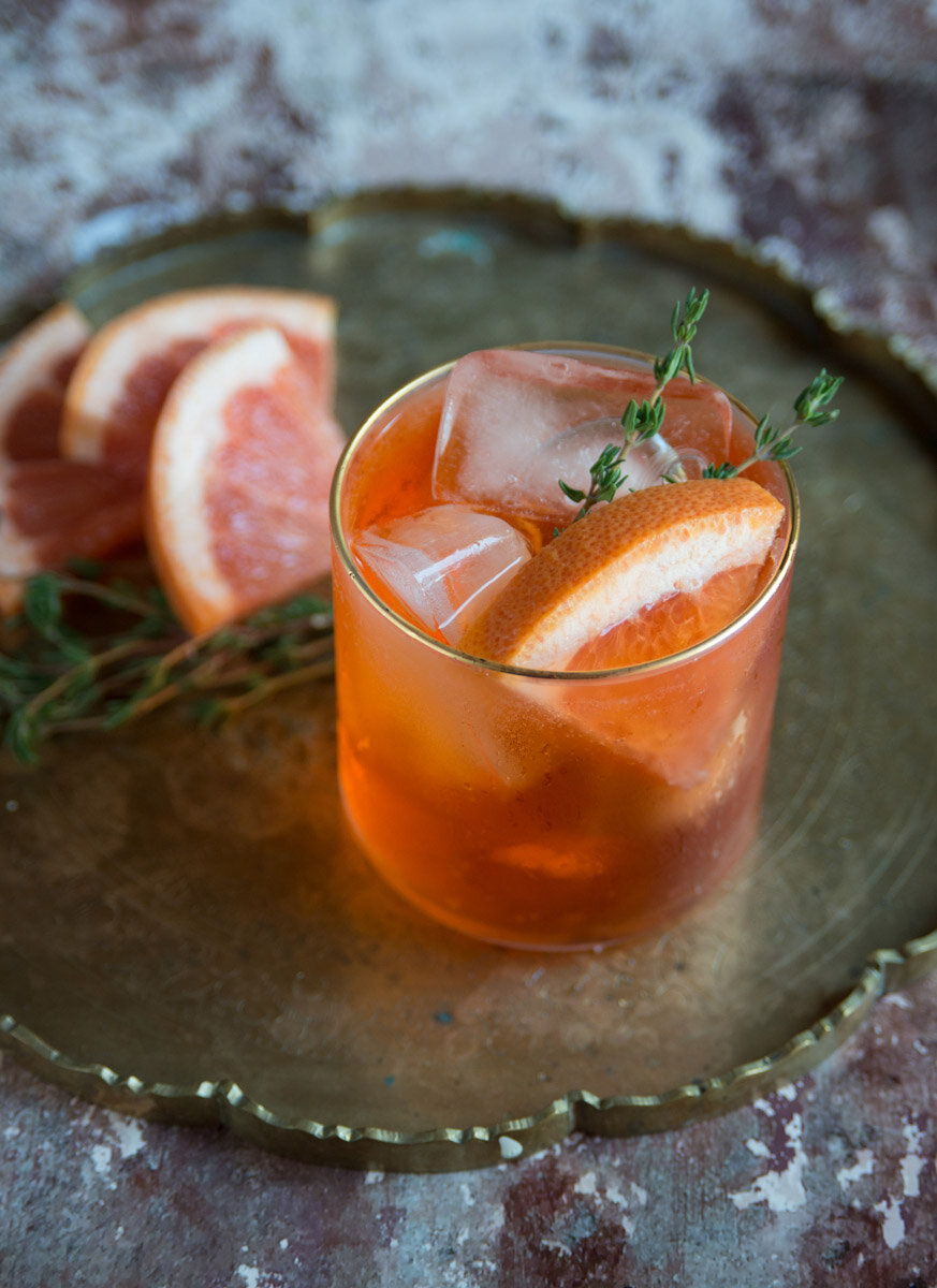 葡萄柚&百里香Aperol Spritz