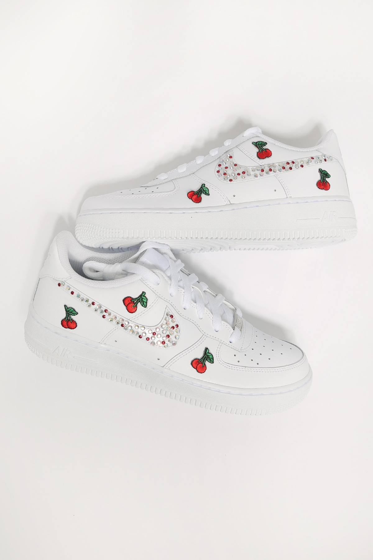 custom air force 1 with roses