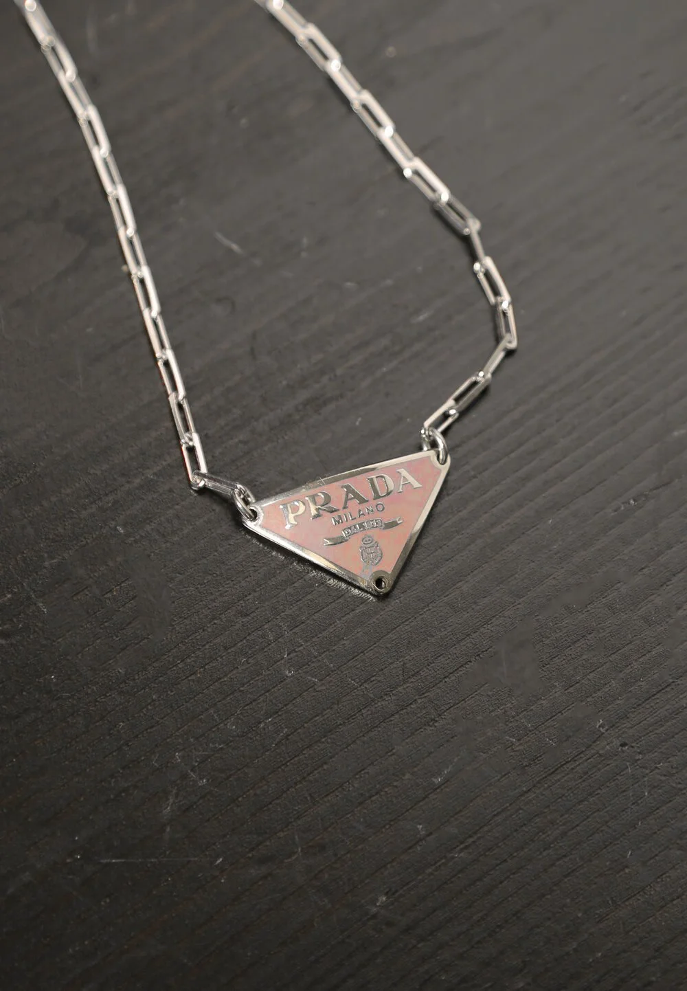 prada chain necklace — reworked vintage clothing and much more!