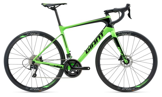 green black bike