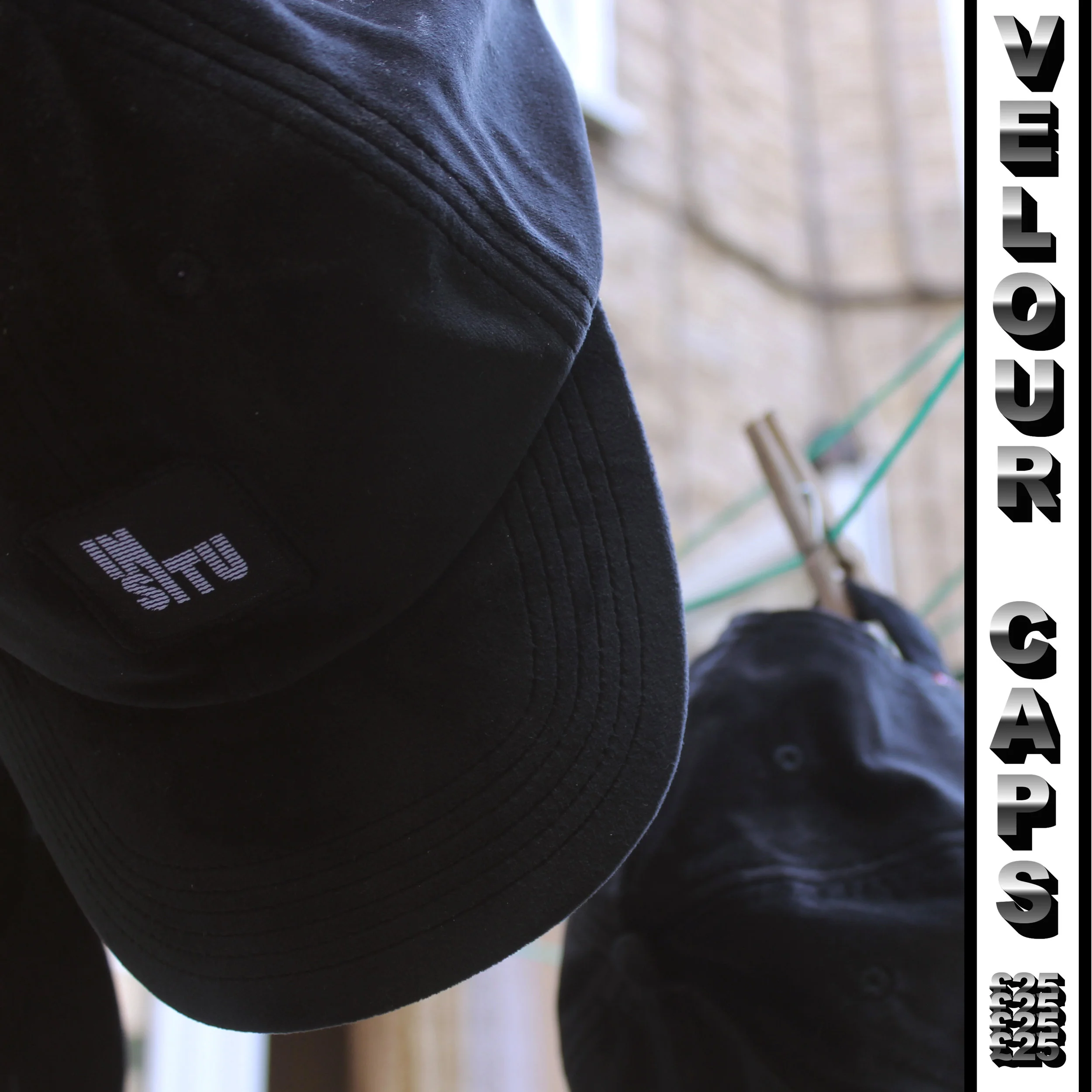 velour baseball cap