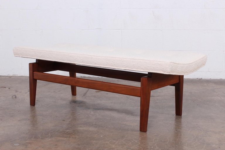 Walnut Bench By Jens Risom Sputnik Modern