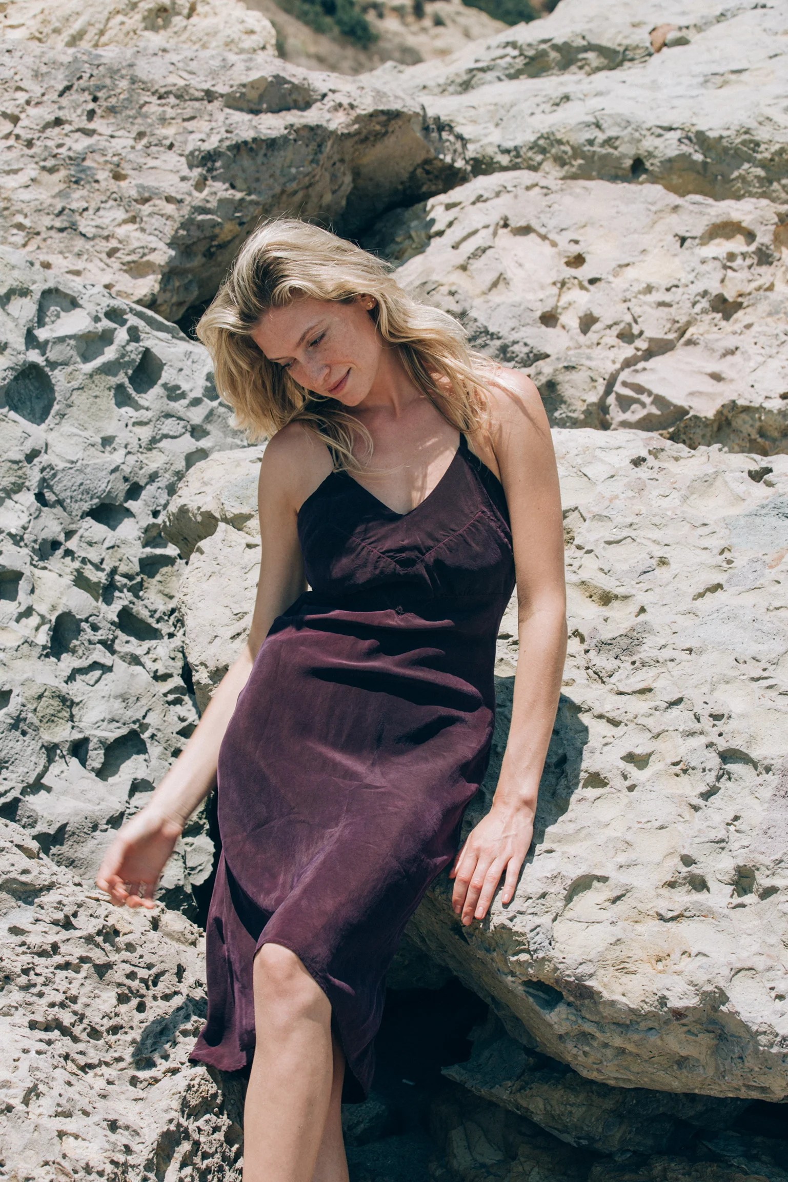 bedrock slip dress