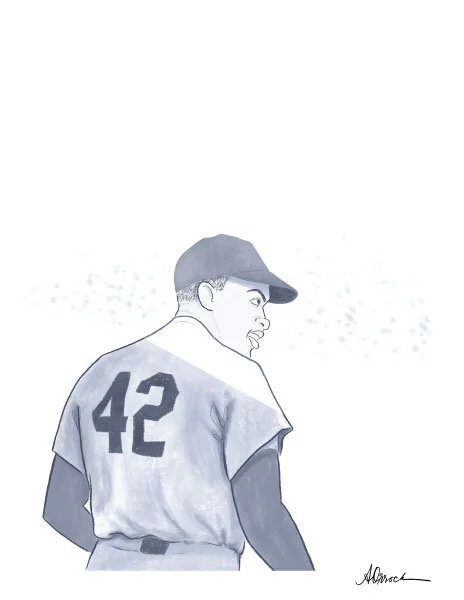 drawing jackie robinson