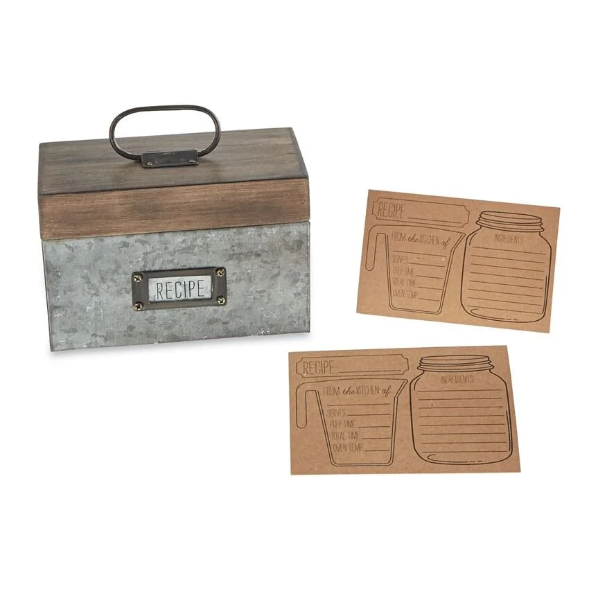Tin 2024 recipe box