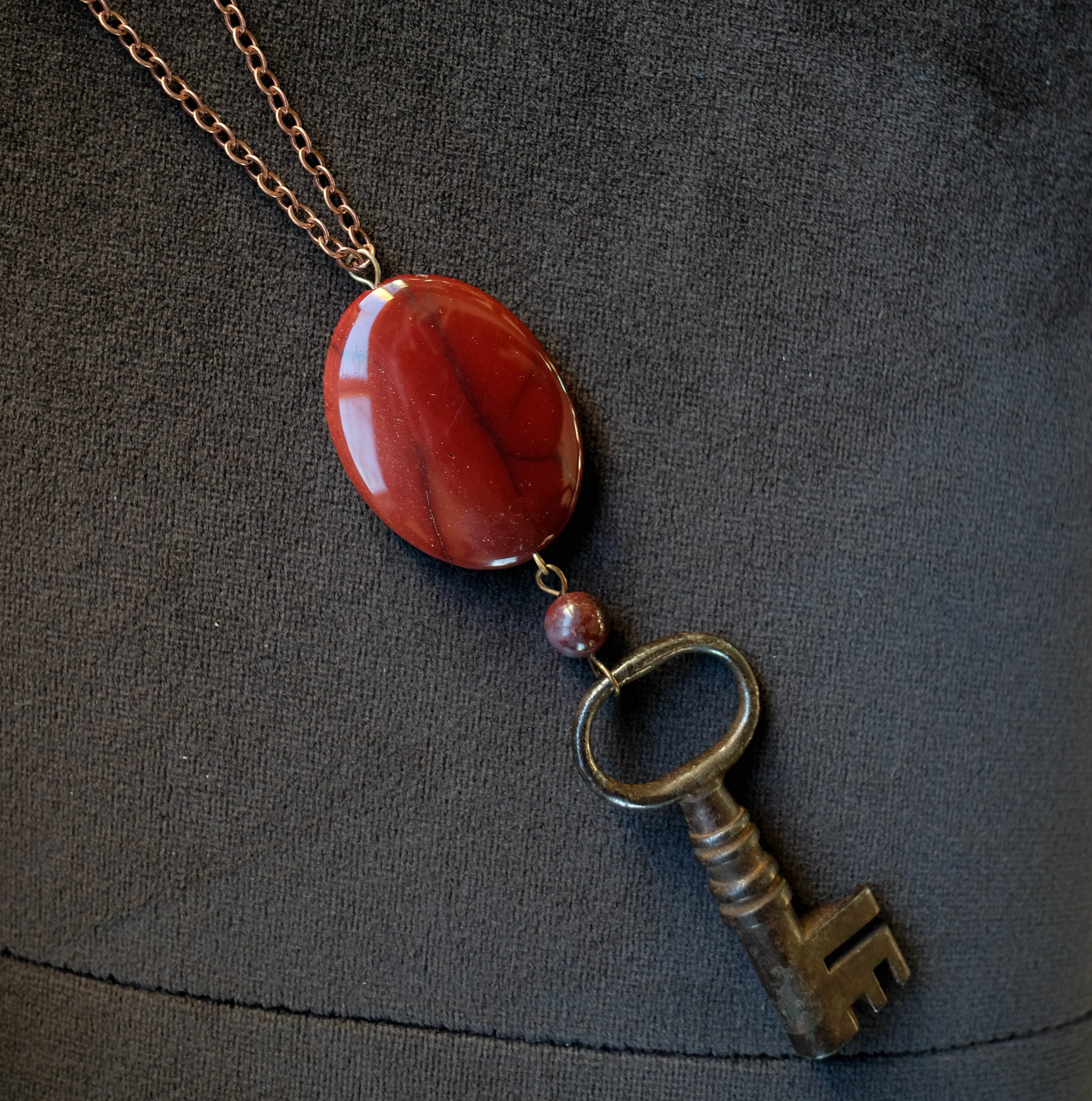 Antique Key Necklace Rhoda Miller Antique Key Necklace Rhoda Miller