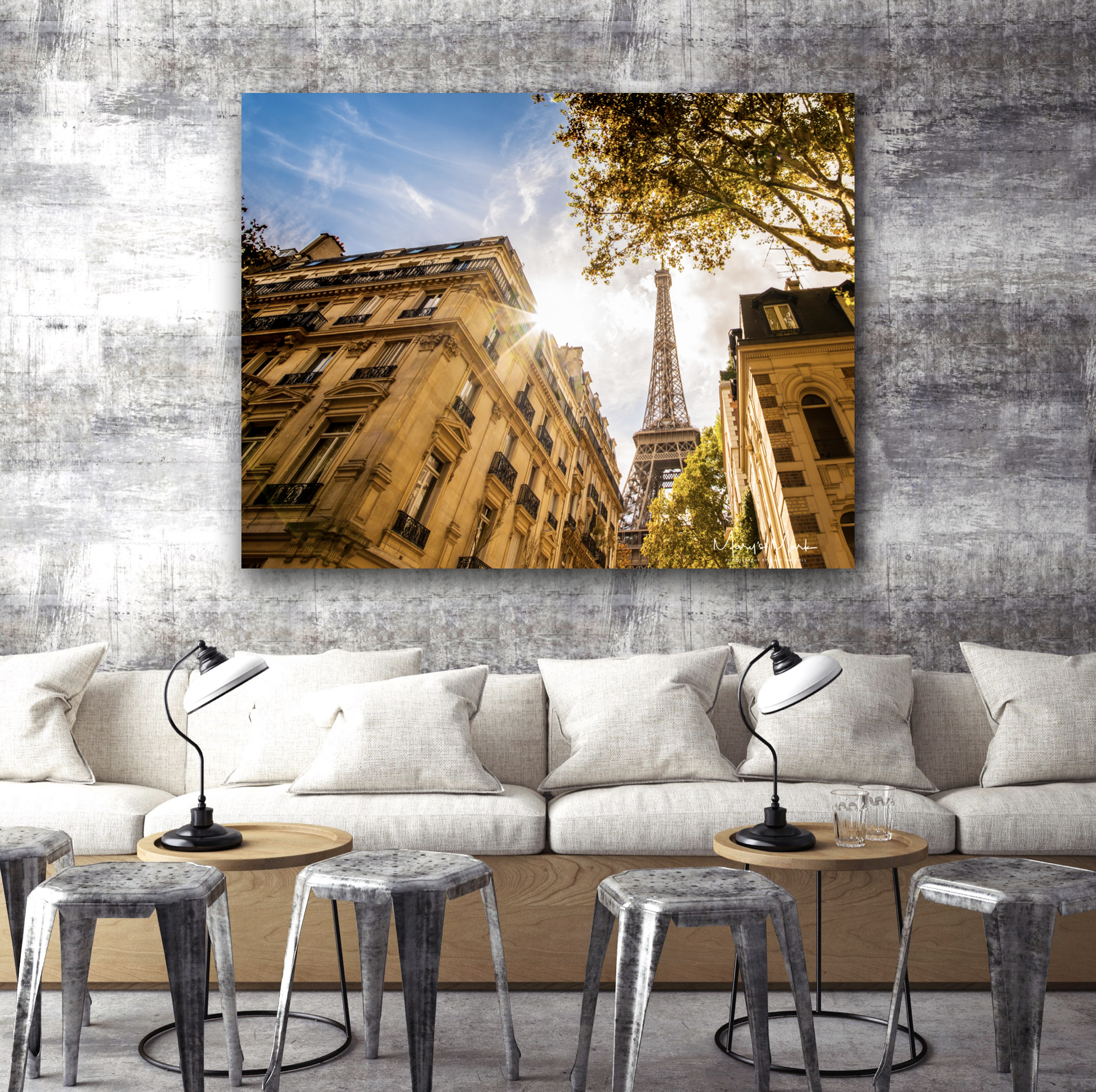 Eiffel Tower From Street