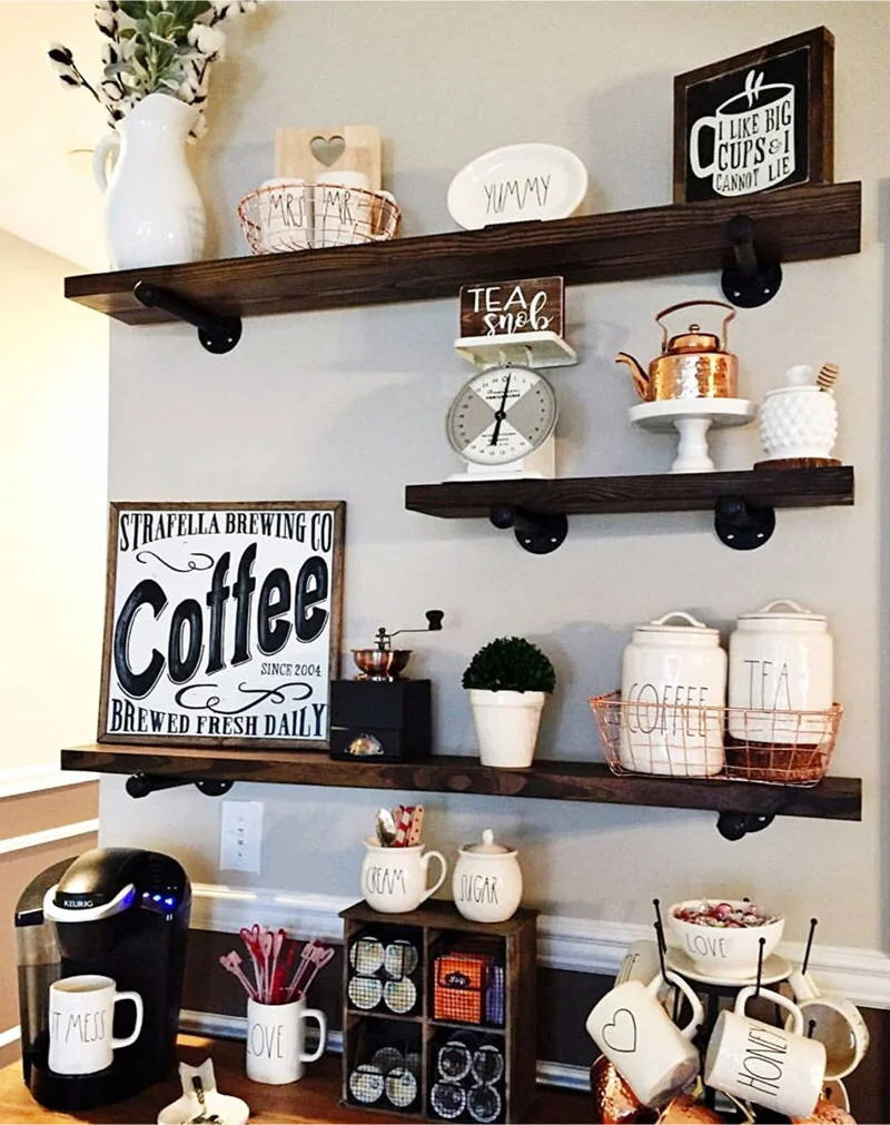 Photo Credit: //definebottle.com/coffee-station-ideas/