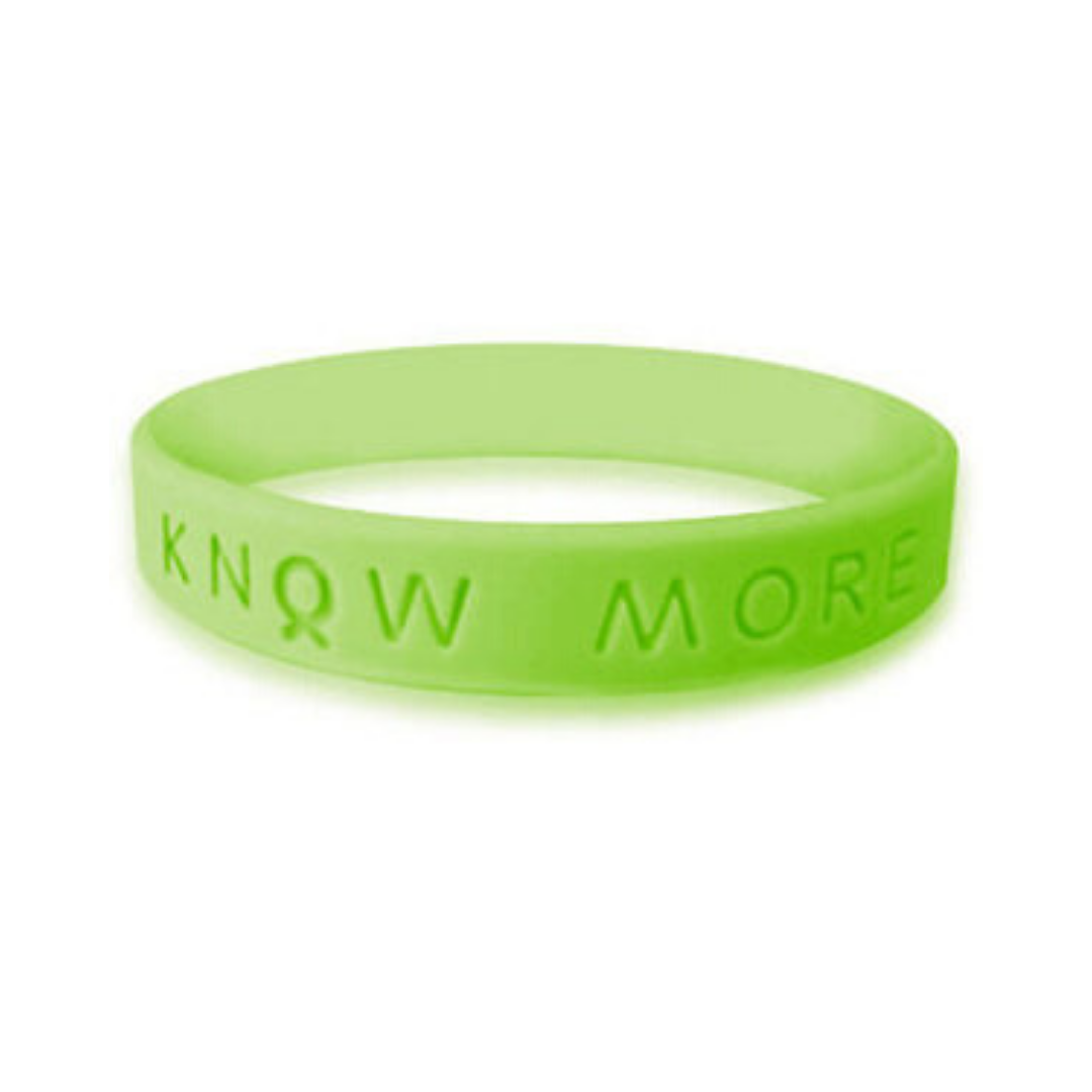 green rubber bracelet meaning