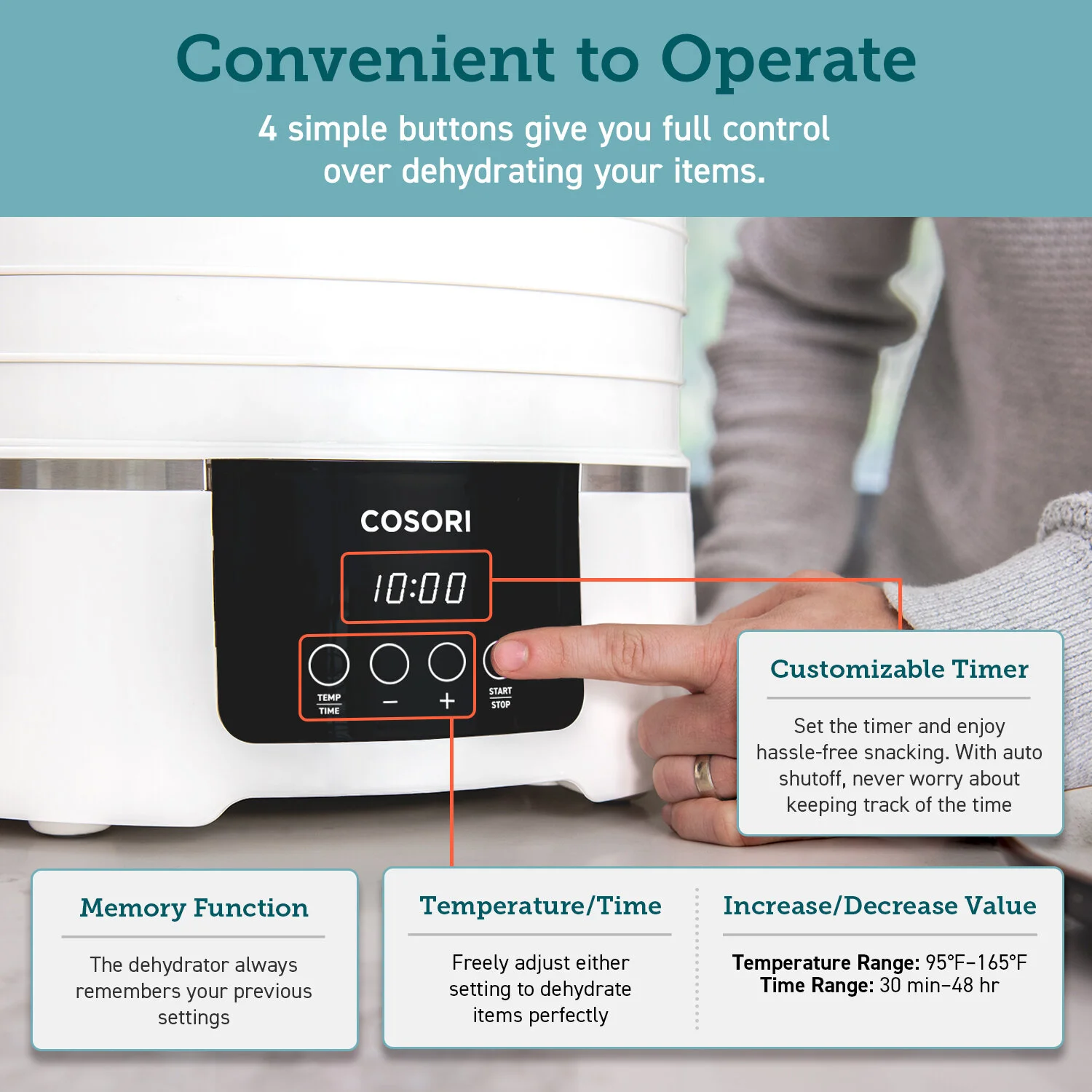 Cosori Buy Cosori Kitchen Appliances Original Food Dehydrator Co165 Fd