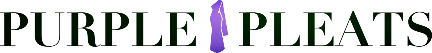 Purple Pleats
