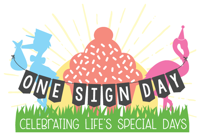 One Sign Day: New Baby and Birthday Sign Rentals Houston, Texas area.