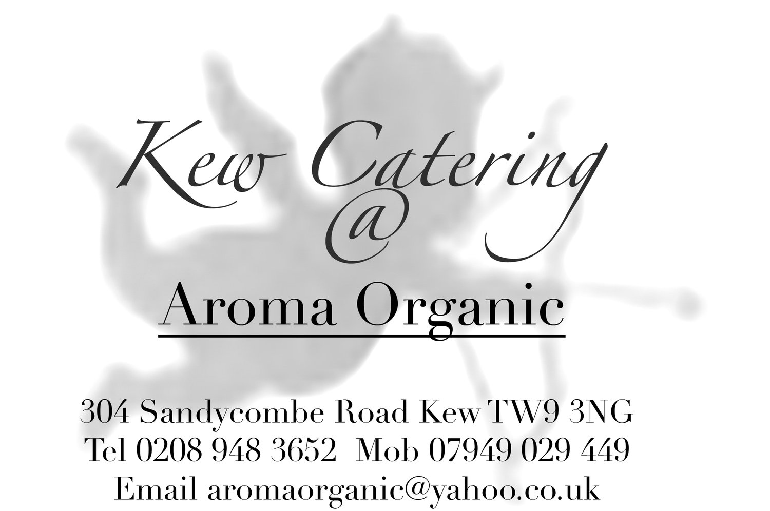 Kew Catering @Aroma organic