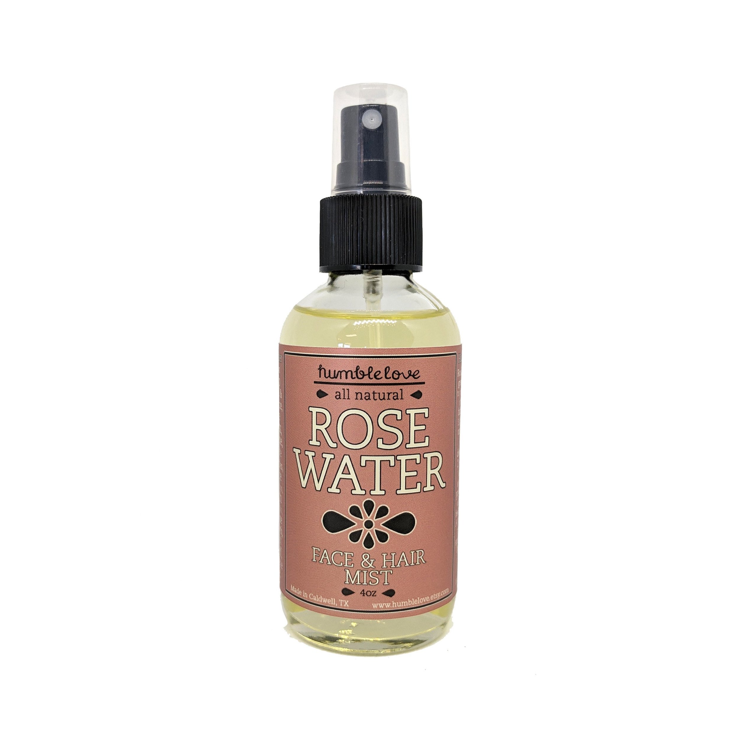 Pure Rose Water Face Hair Mist Humblelove