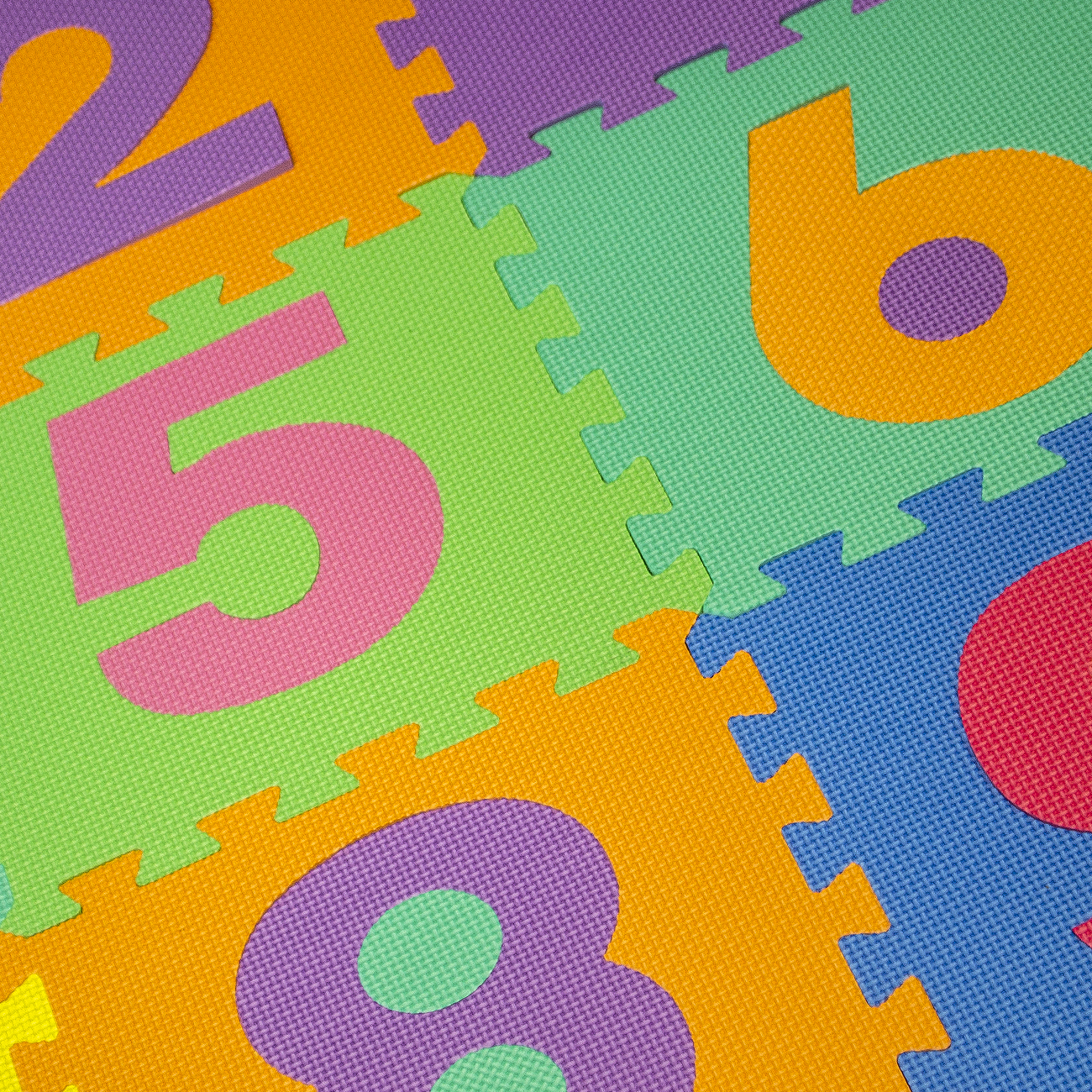 Matney Foam Mat Of Number Puzzle Pieces Great For Kids To Learn