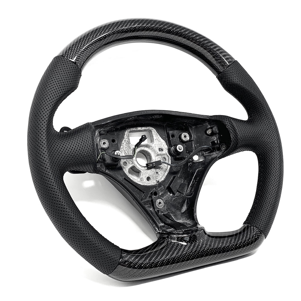 MK1 Custom Carbon Fiber Steering Wheel — Carbon🔌Cartel