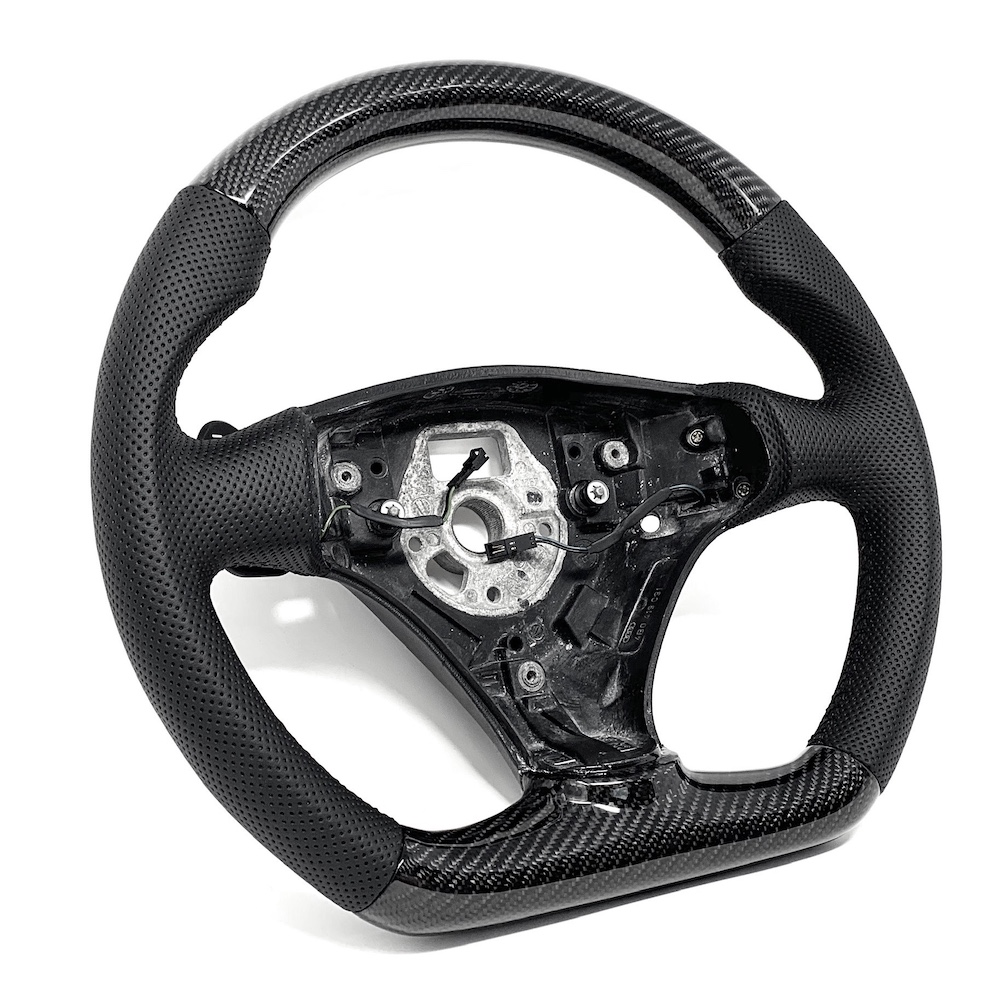 Custom Carbon Fiber Audi Steering Wheel