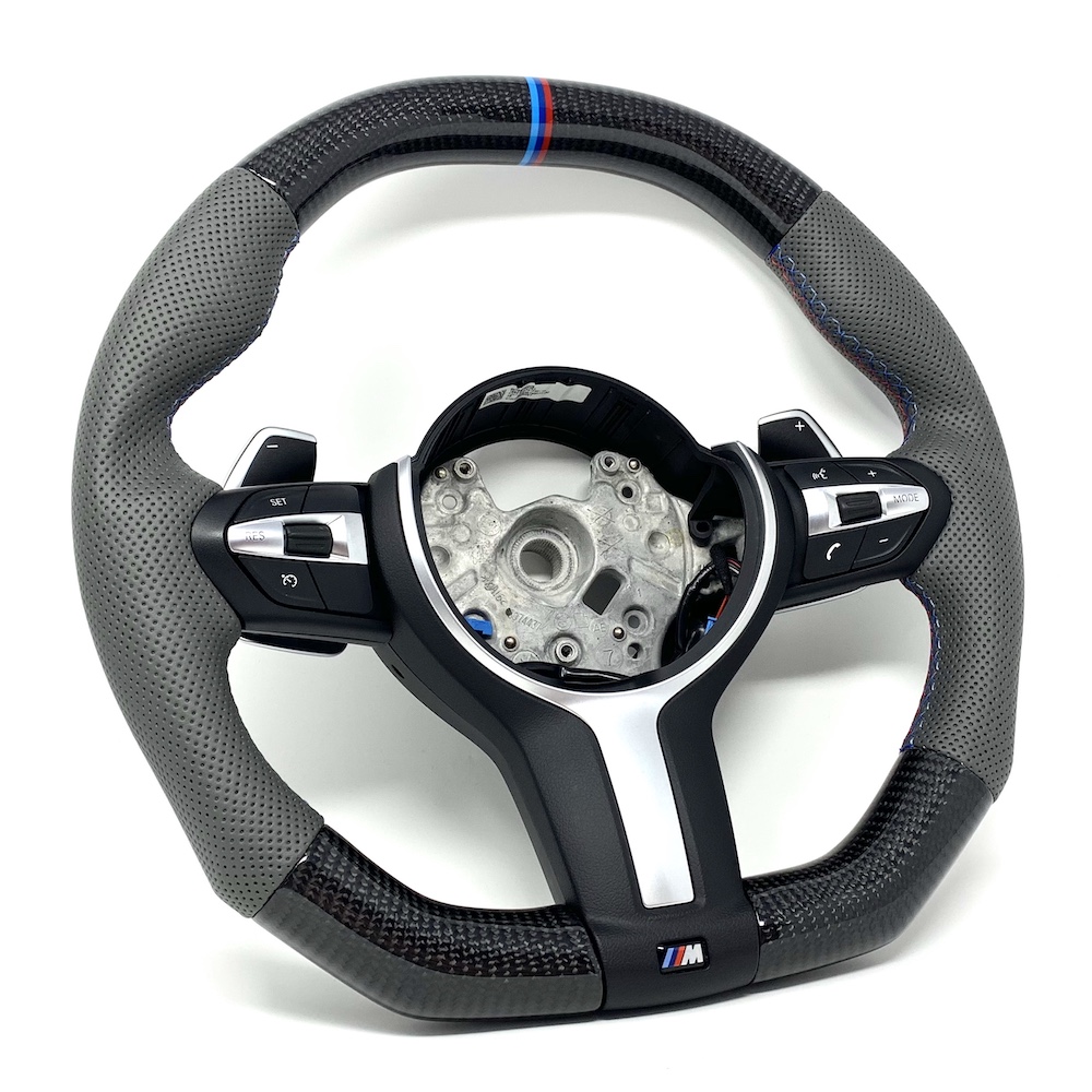 Custom Carbon Fiber Steering Wheel — Carbon🔌Cartel