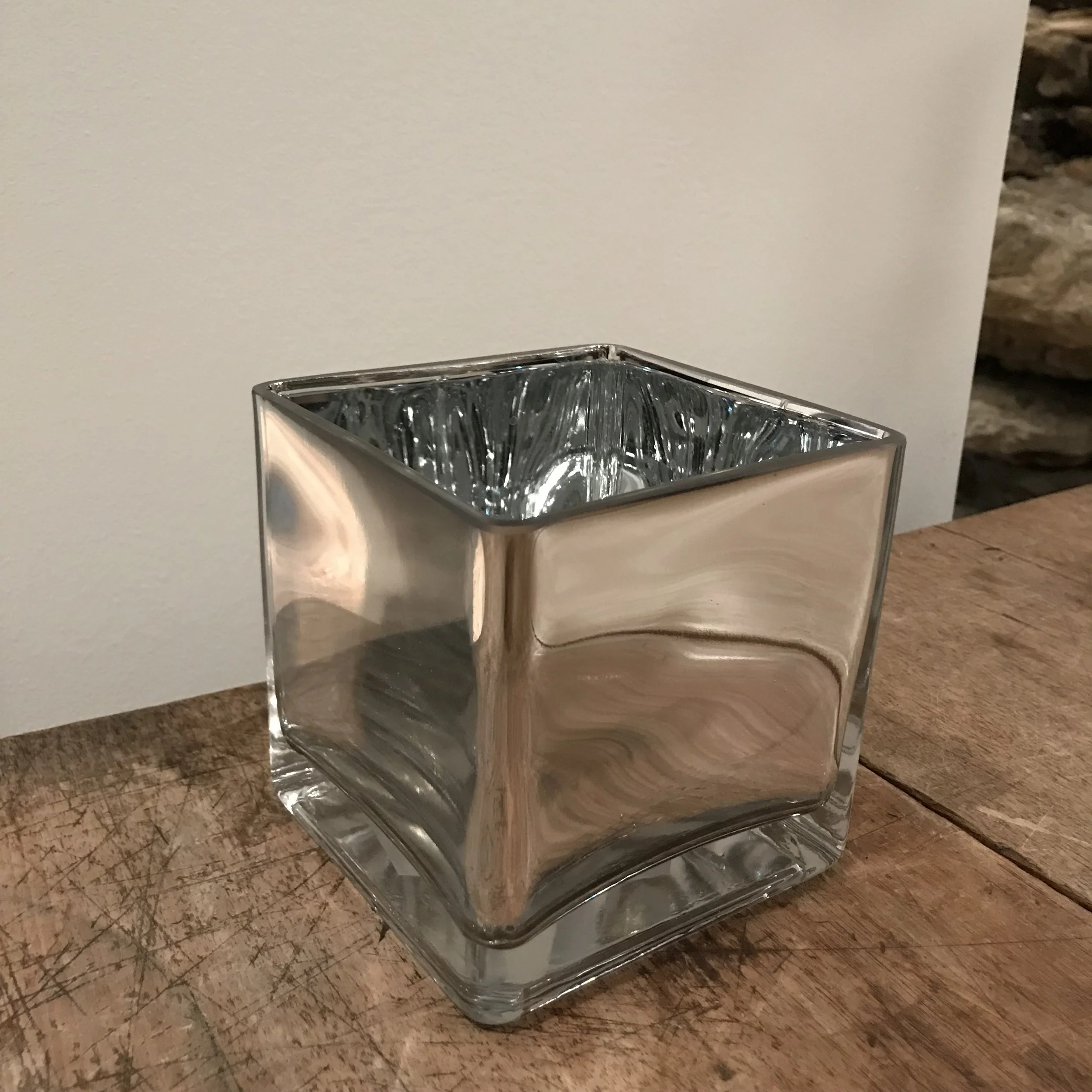 Silver Glass Vase Quantity 40 4 5x4 5x5 T Villager Designs