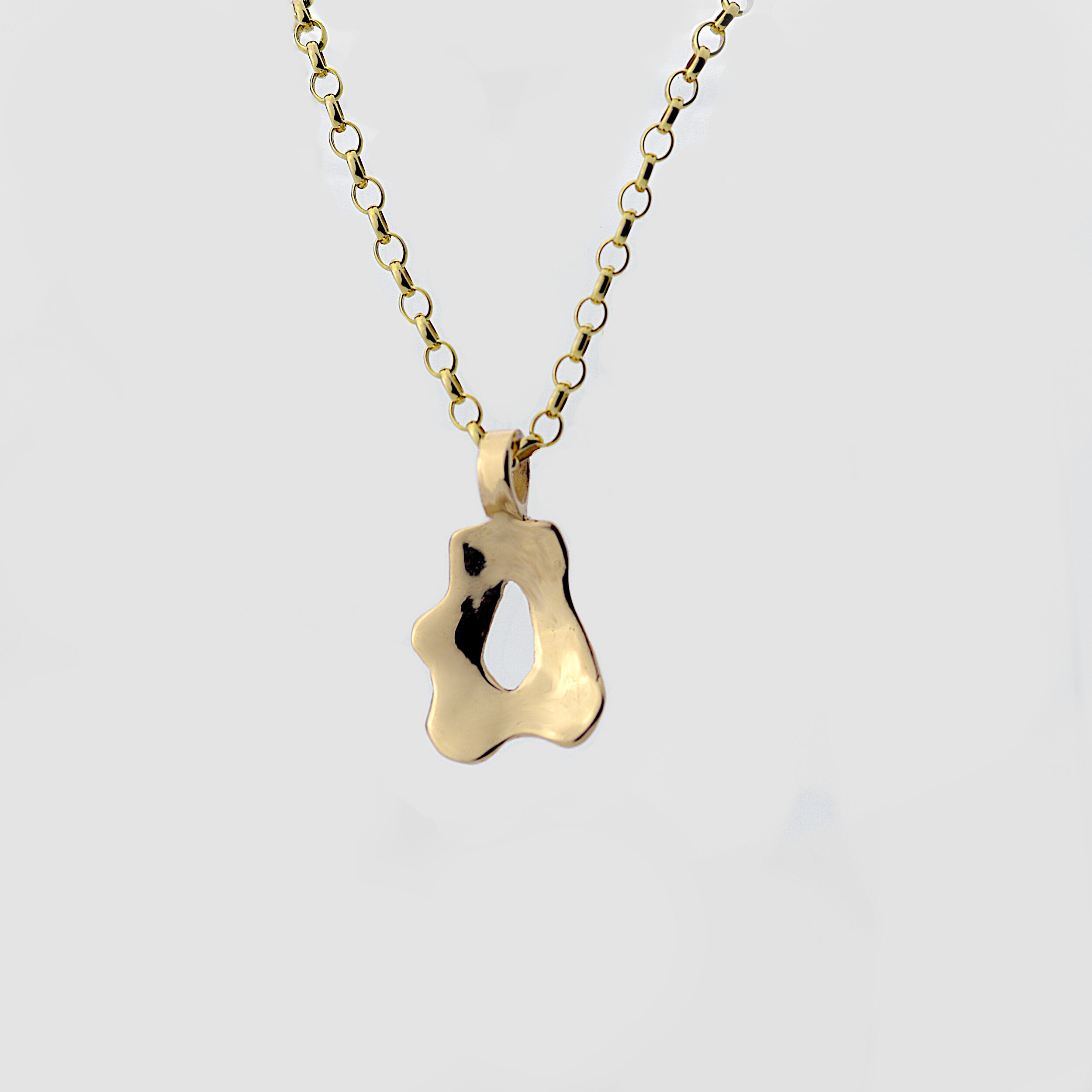 Reflections | Solid Gold Pendant | Gold 