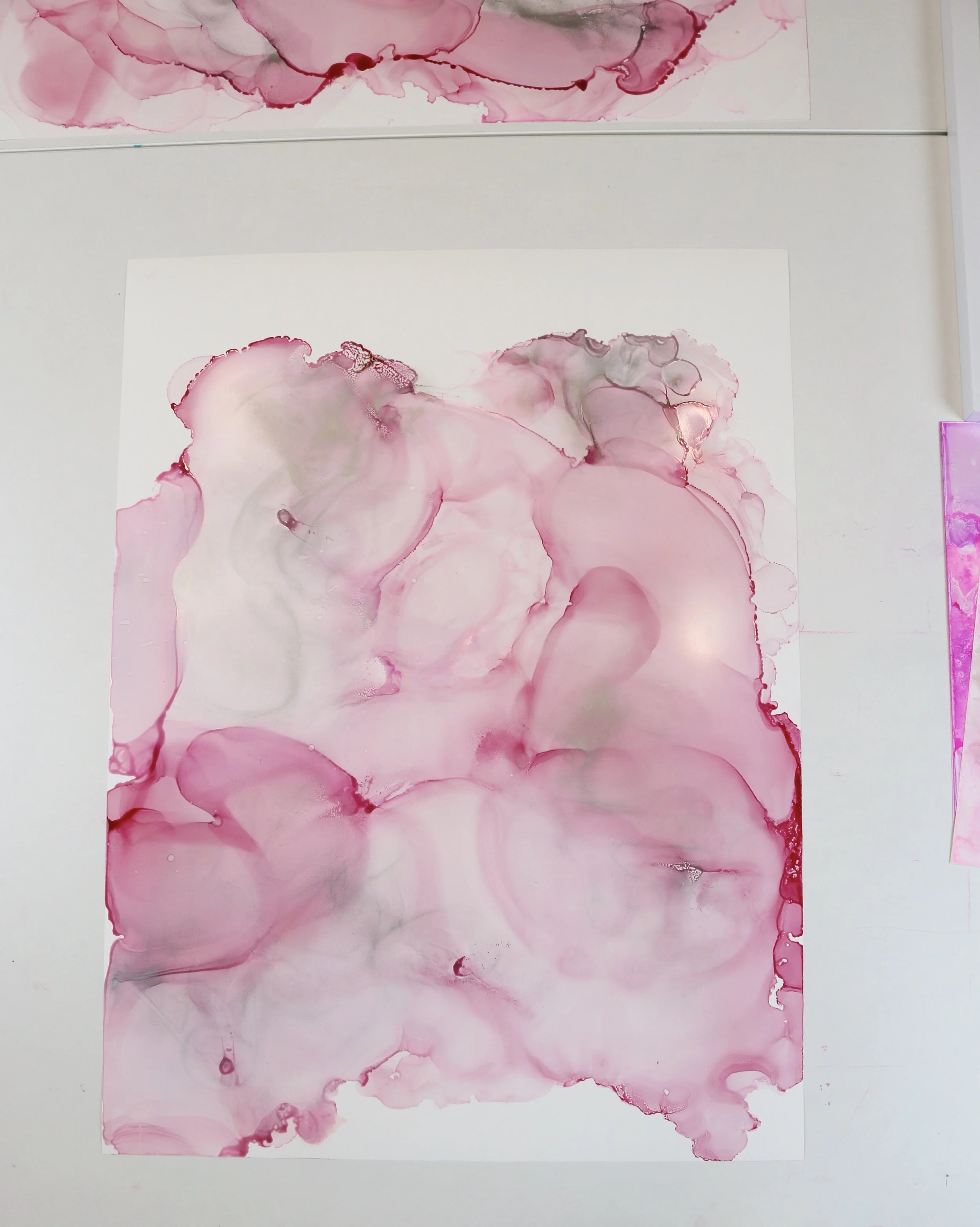 Jenna Webb Art Alcohol Ink Abstract Paintings