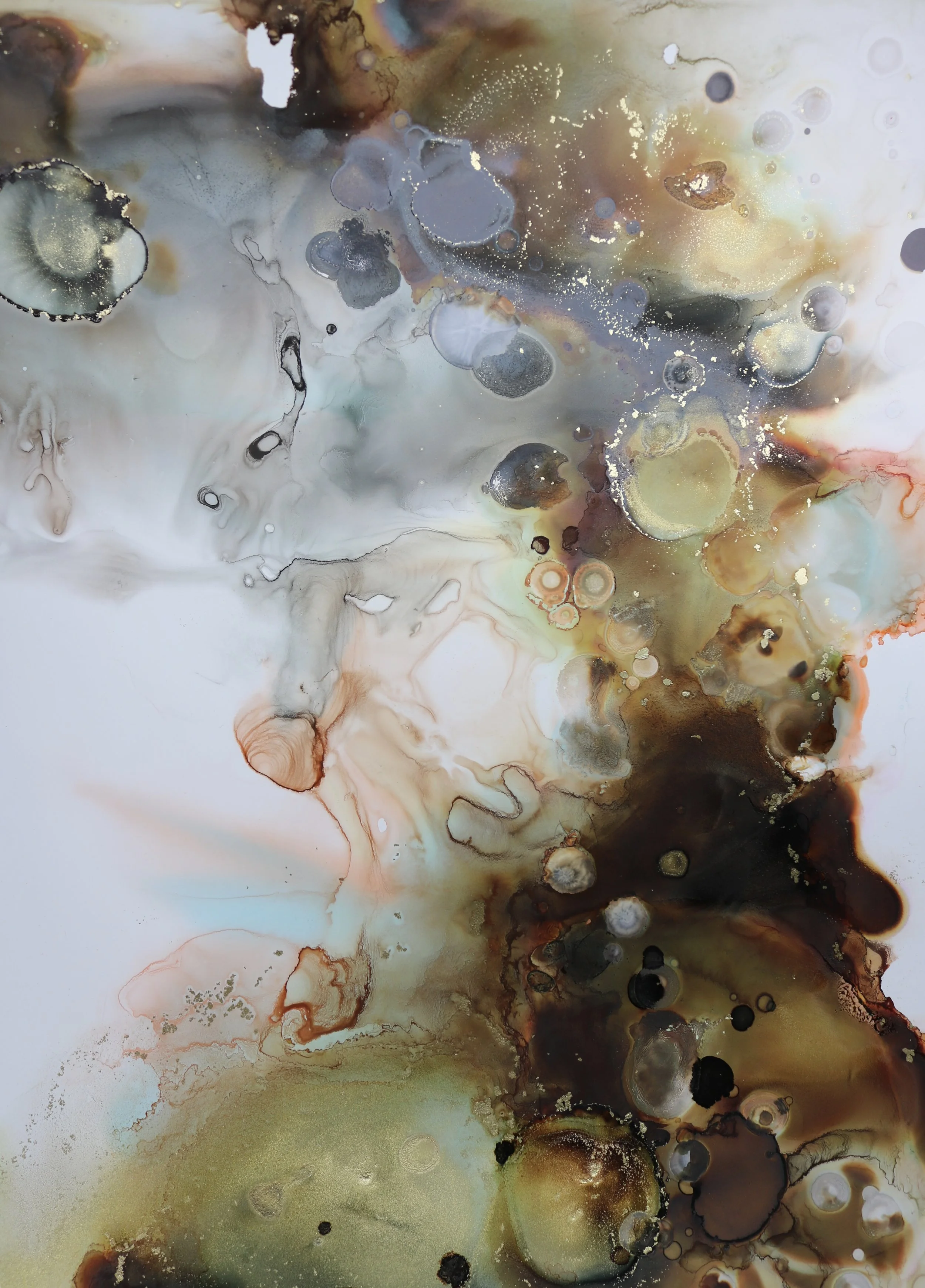 Jenna Webb Art Alcohol Ink Abstract Paintings