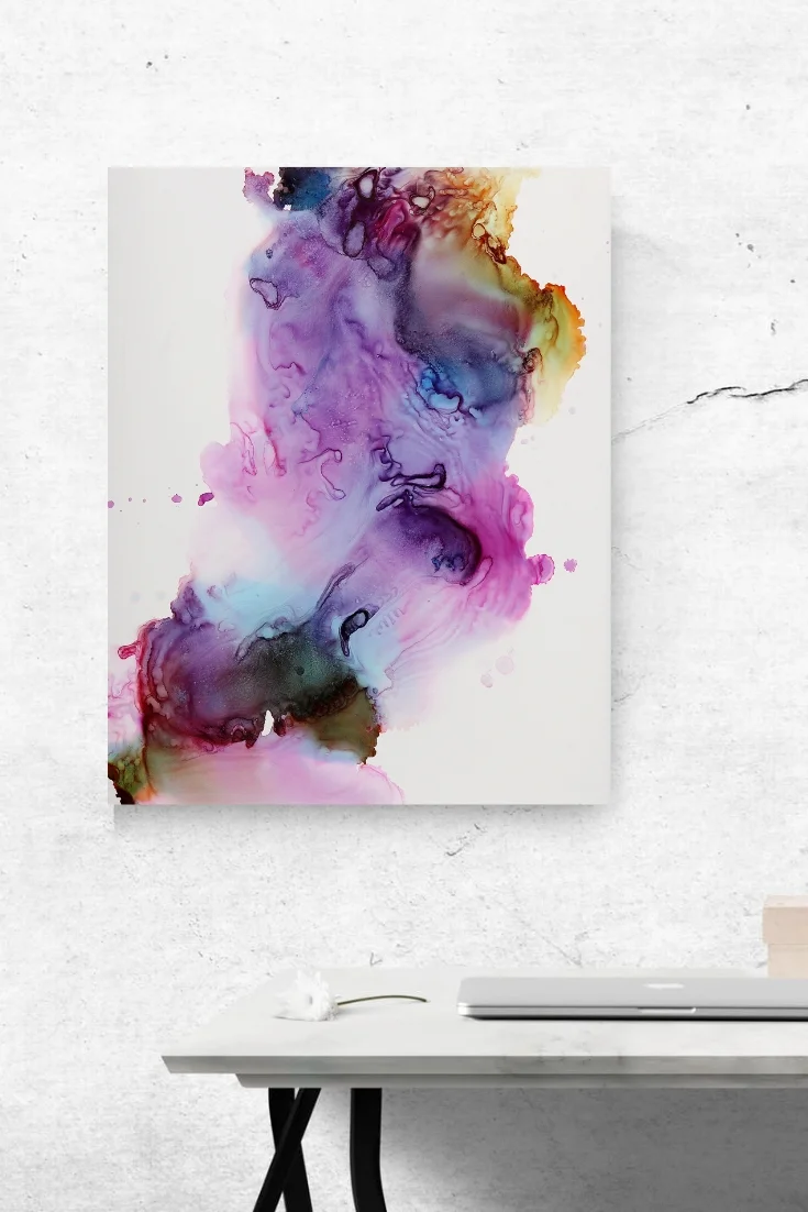Jenna Webb Art Alcohol Ink Abstract Paintings