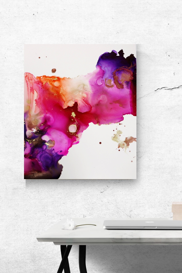 Jenna Webb Art Alcohol Ink Abstract Paintings