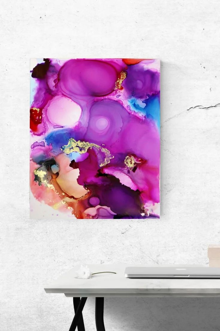 Jenna Webb Art Alcohol Ink Abstract Paintings