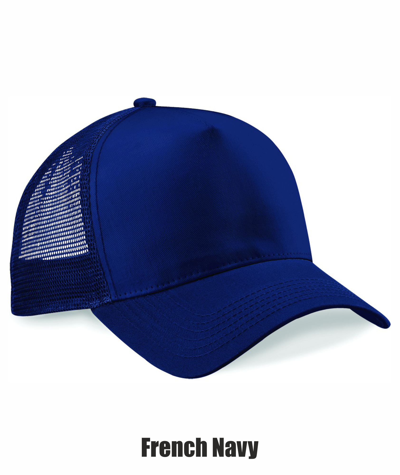 dark blue trucker hat