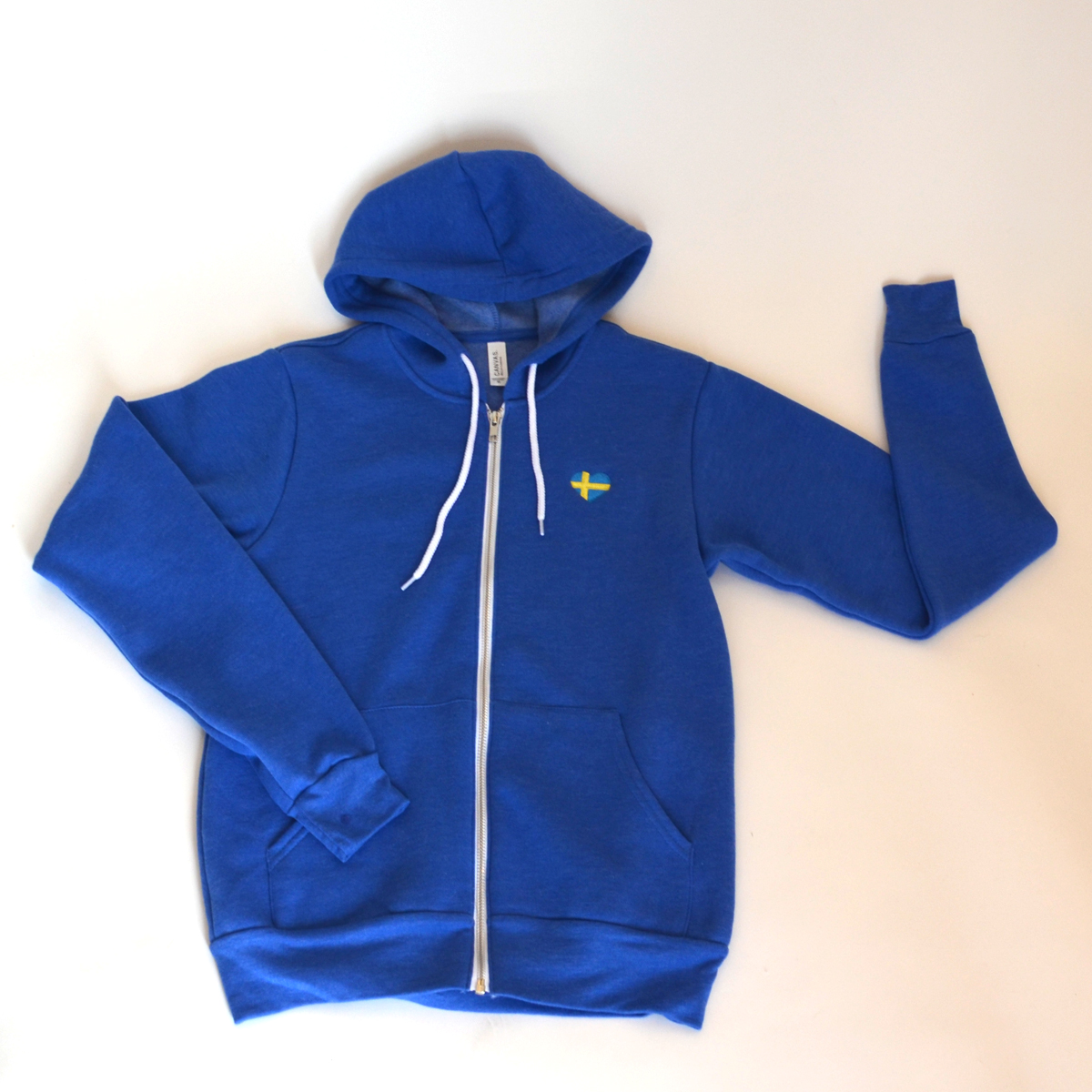 blues zip up hoodie