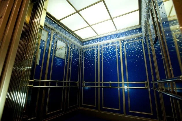 Iconic Swarovski Crystal Christmas Elevator
