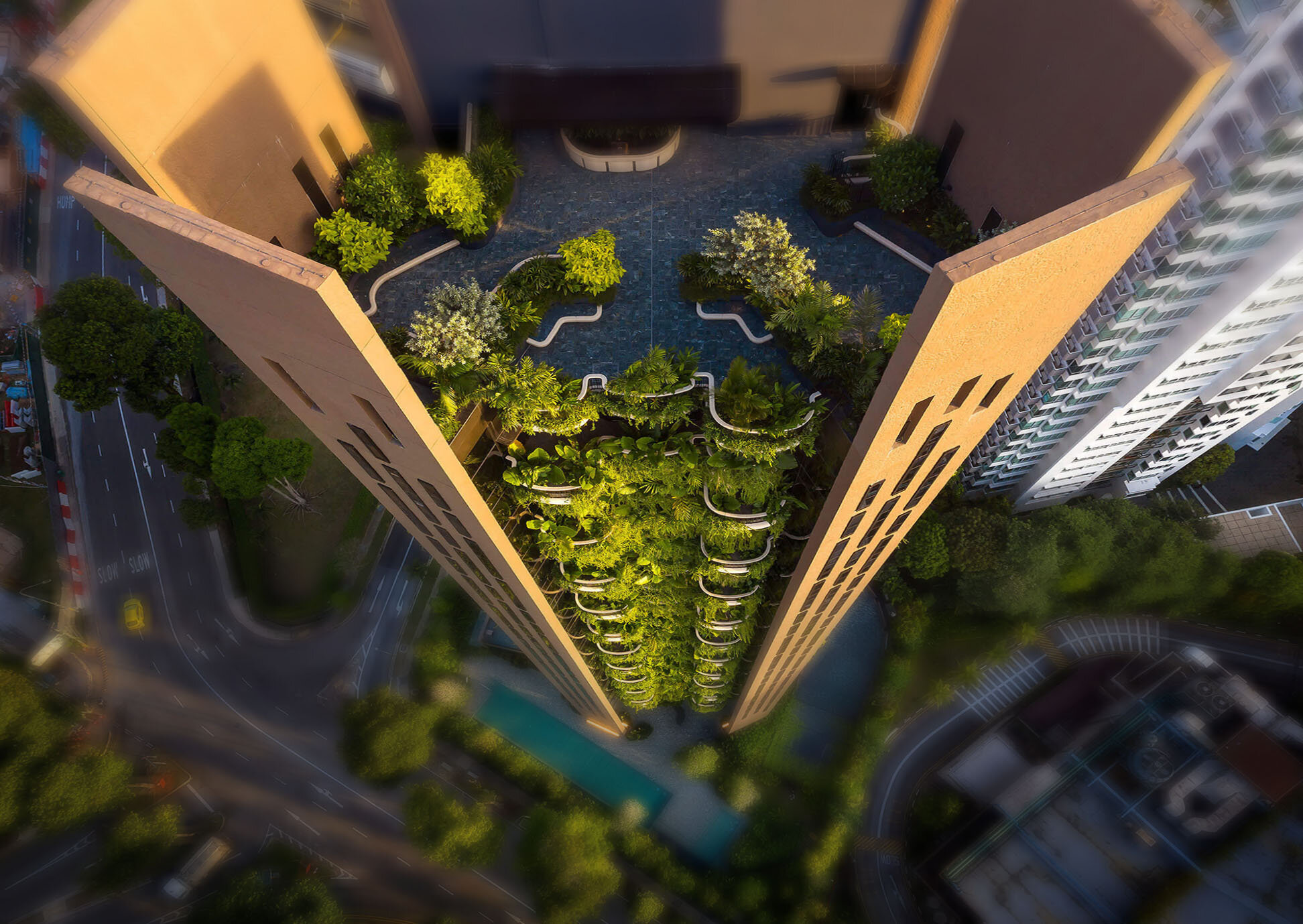 Heatherwick Studio Skyscraper Luxury Elevator Singapore EDEN Birdseye view.jpg